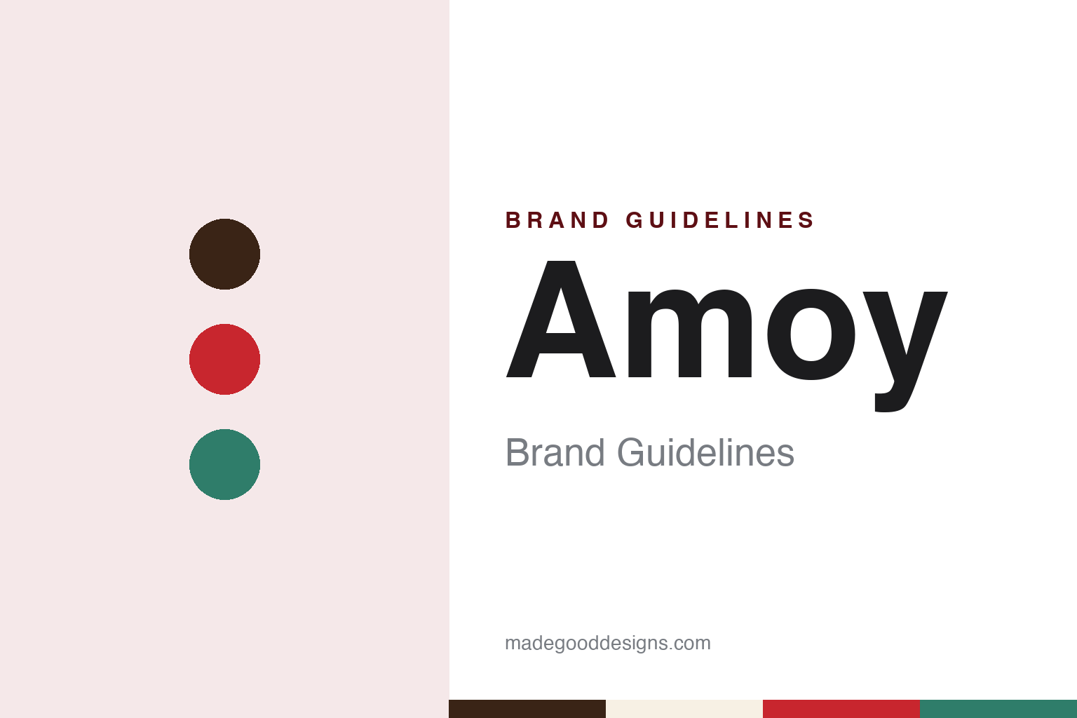 Amoy brand guidelines — abstract colour discs and material texture (original homage; not a Amoy product or logo)