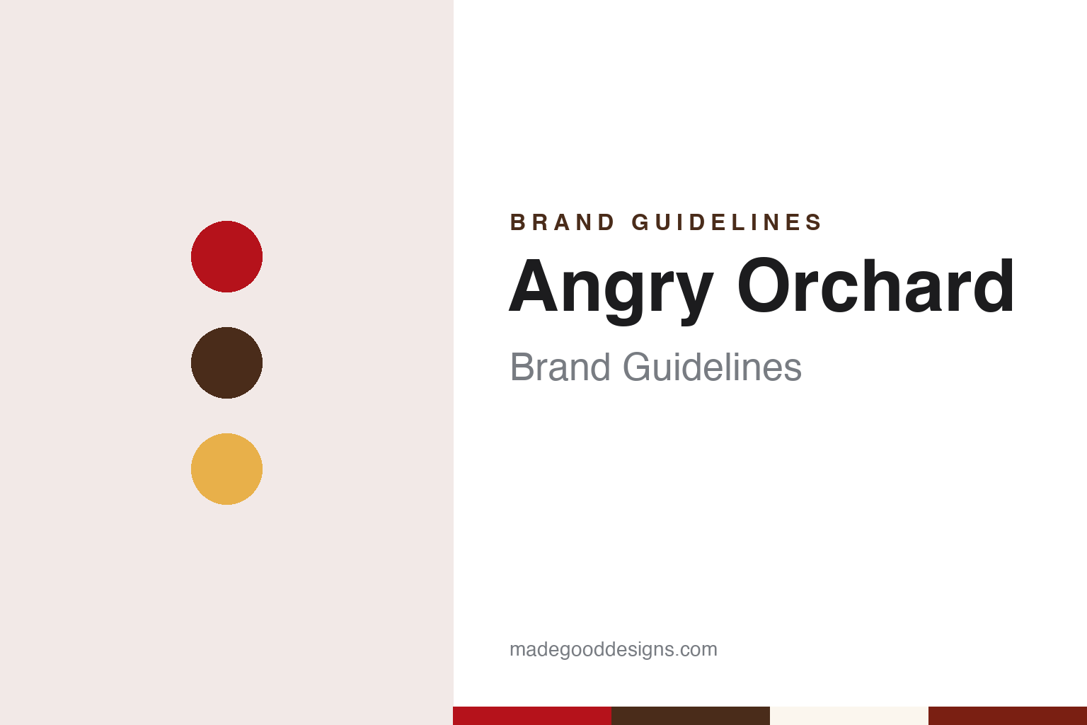 Angry Orchard Brand Guidelines: Boston Beer’s Hard Cider, With a Cider House in Walden, New York