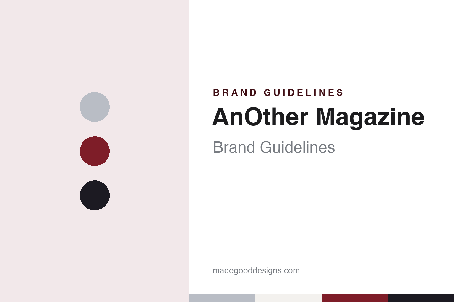 AnOther Magazine Brand Guidelines: Jefferson Hack’s London Biannual Since 2001