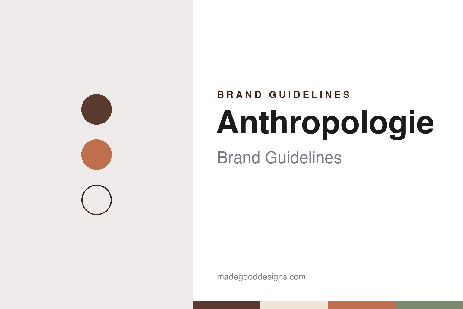 Anthropologie Brand Guidelines: A Former Car Garage in Wayne, 1992