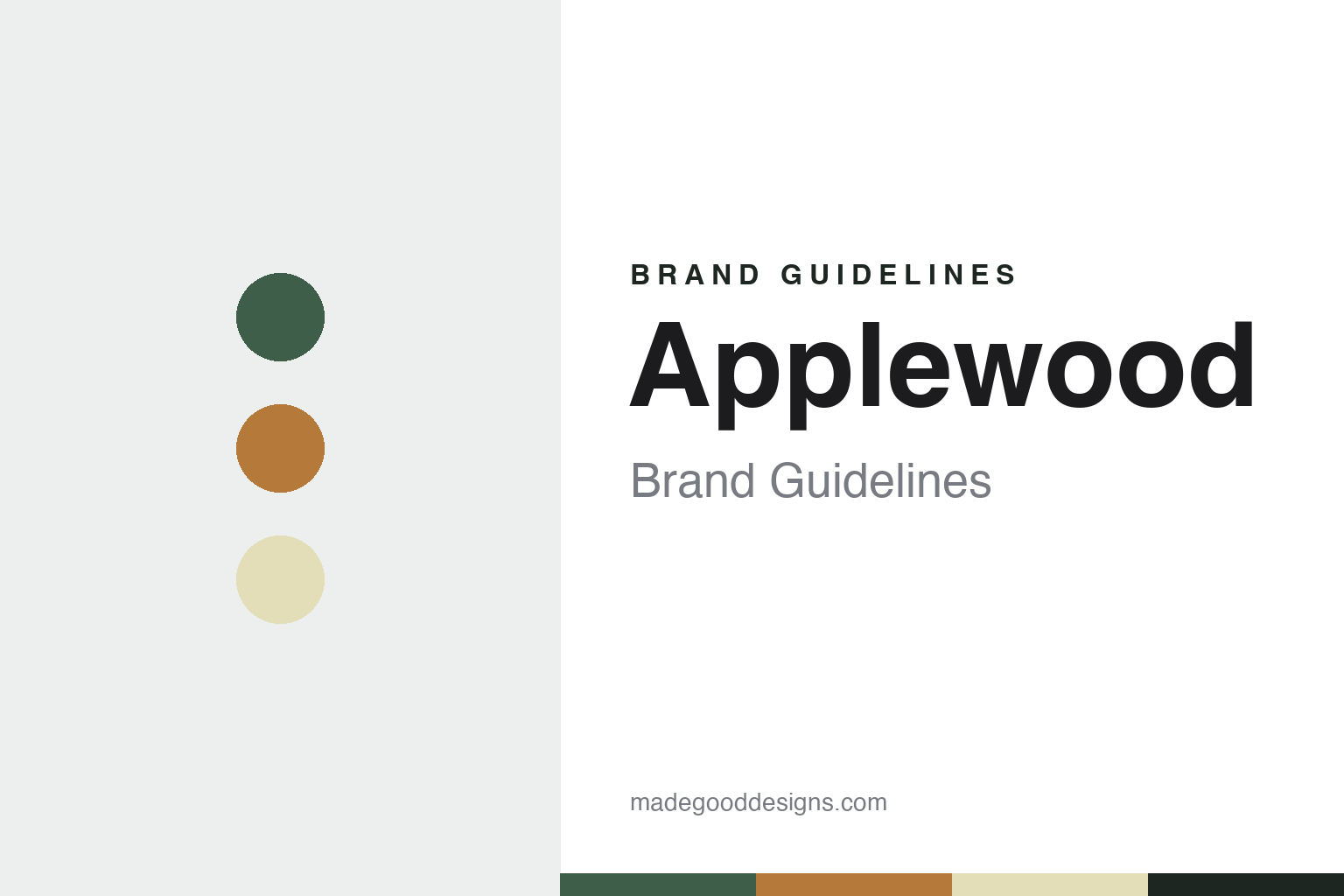 Applewood Distillery Brand Guidelines: The Adelaide Hills Gin Made in an Old Apple Cold Store