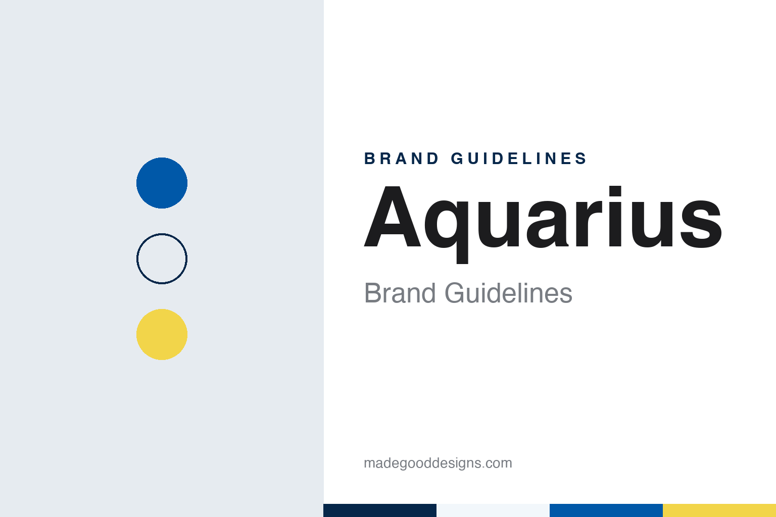 Aquarius brand guidelines — abstract colour discs and material texture (original homage; not a Aquarius product or logo)