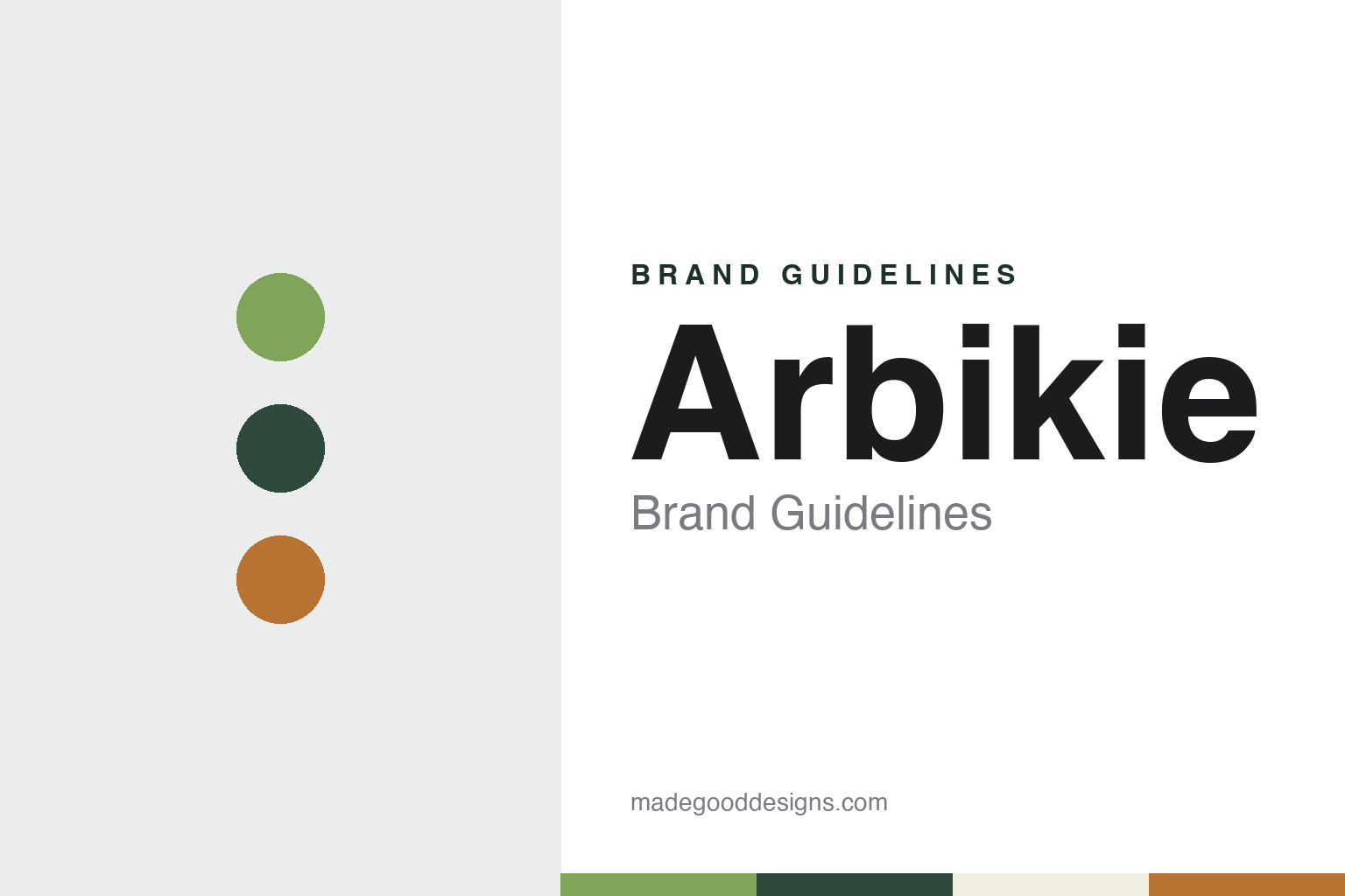 Arbikie brand guidelines — abstract colour discs and material texture (original homage; not a Arbikie product or logo)