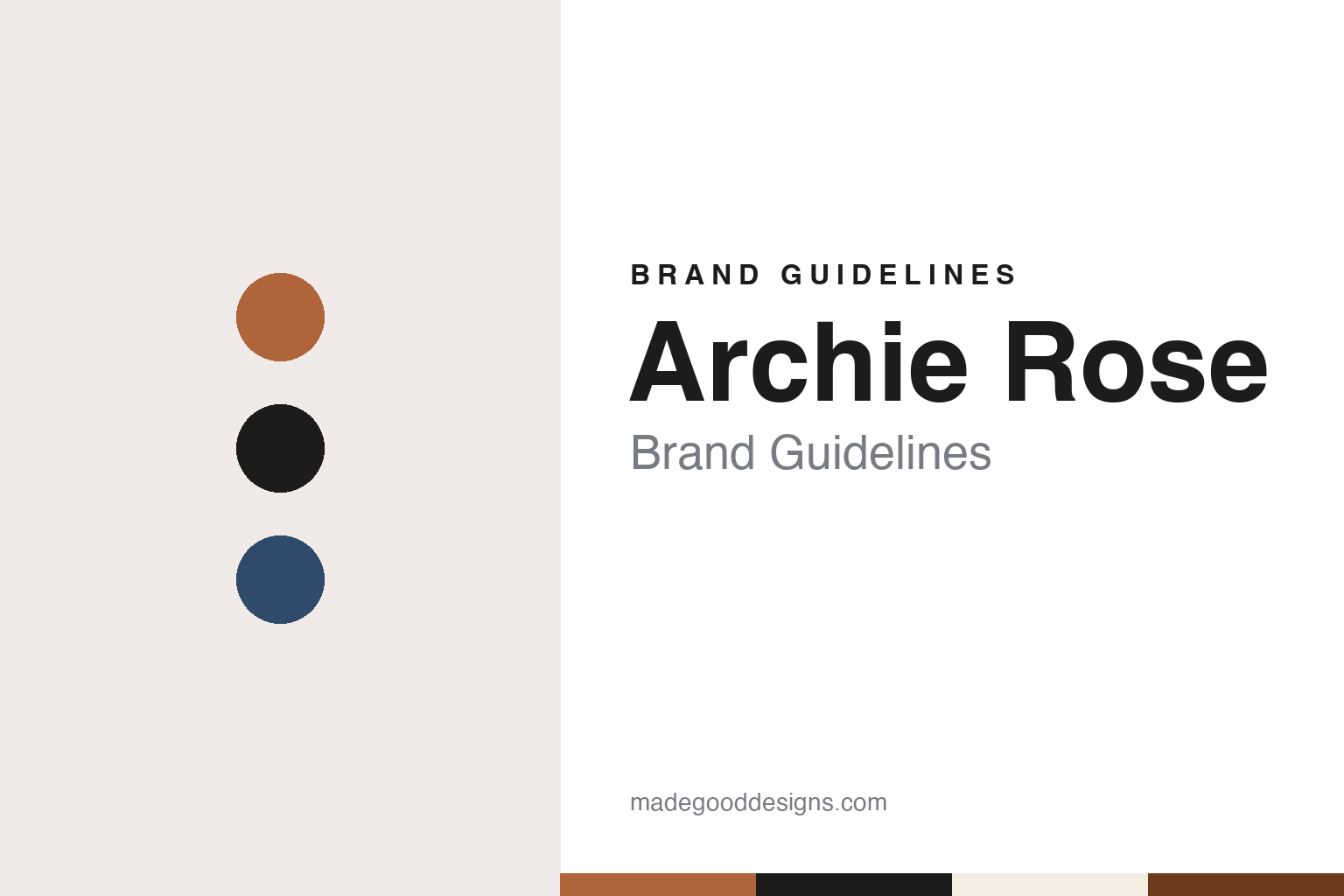 Archie Rose brand guidelines — abstract colour discs and material texture (original homage; not a Archie Rose product or logo)