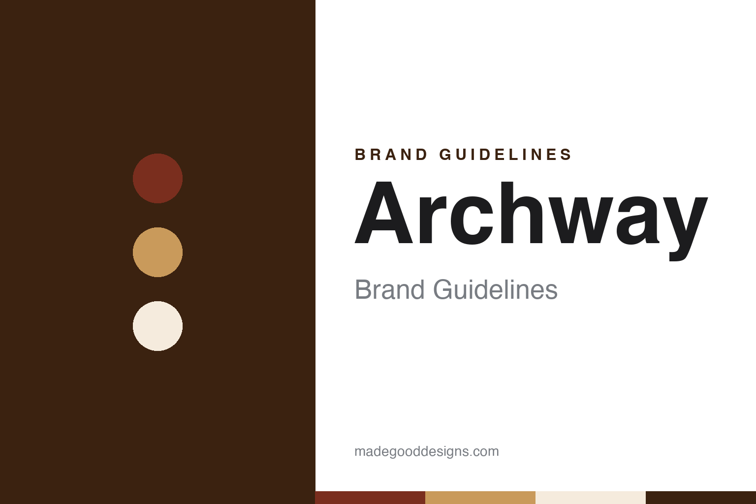 Archway Brand Guidelines: A Battle Creek Garage Bakery, Clear Wrappers and Soft Oatmeal Cookies