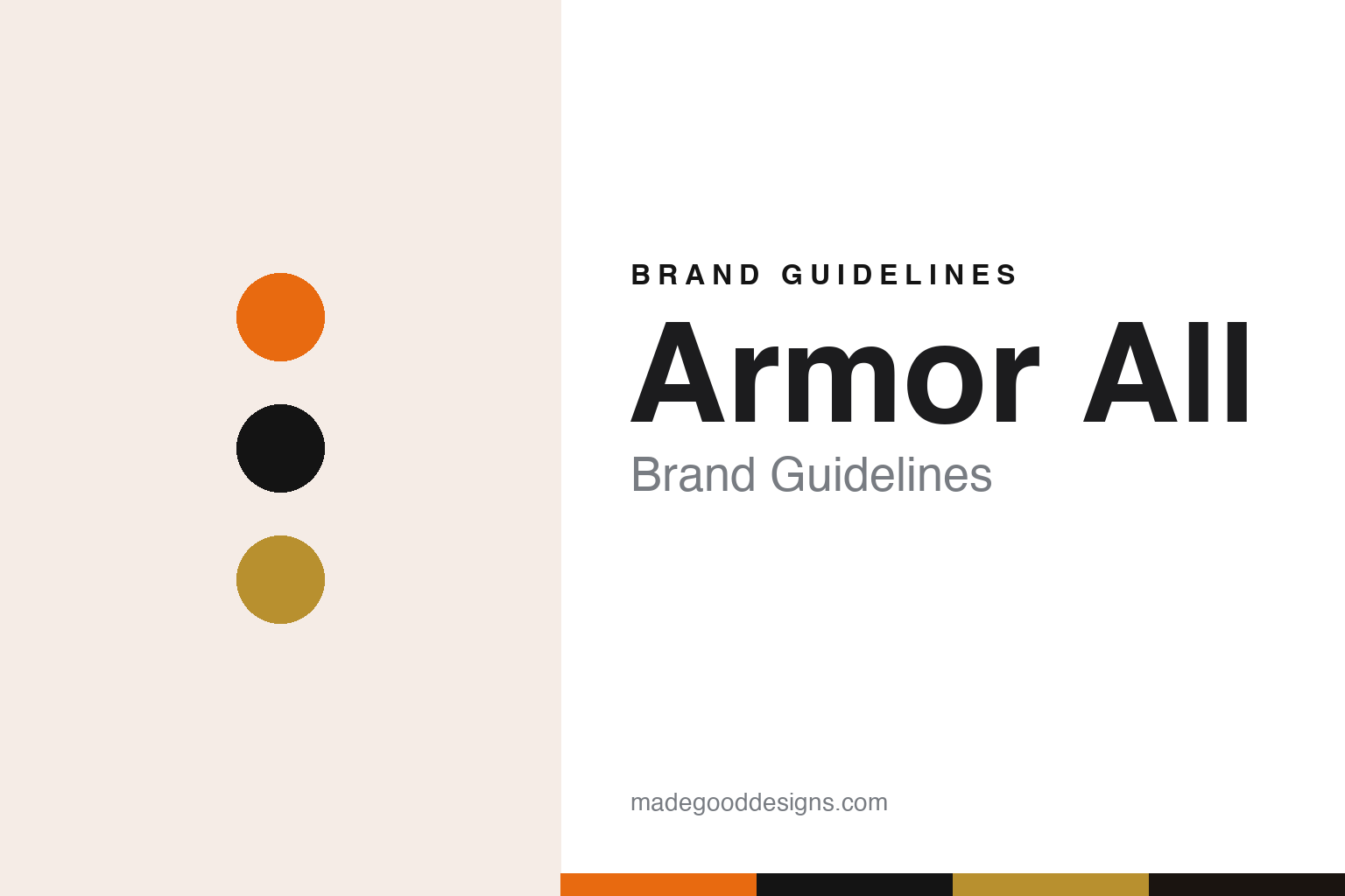 Armor All Brand Guidelines: The Protectant From Tri-don to Energizer