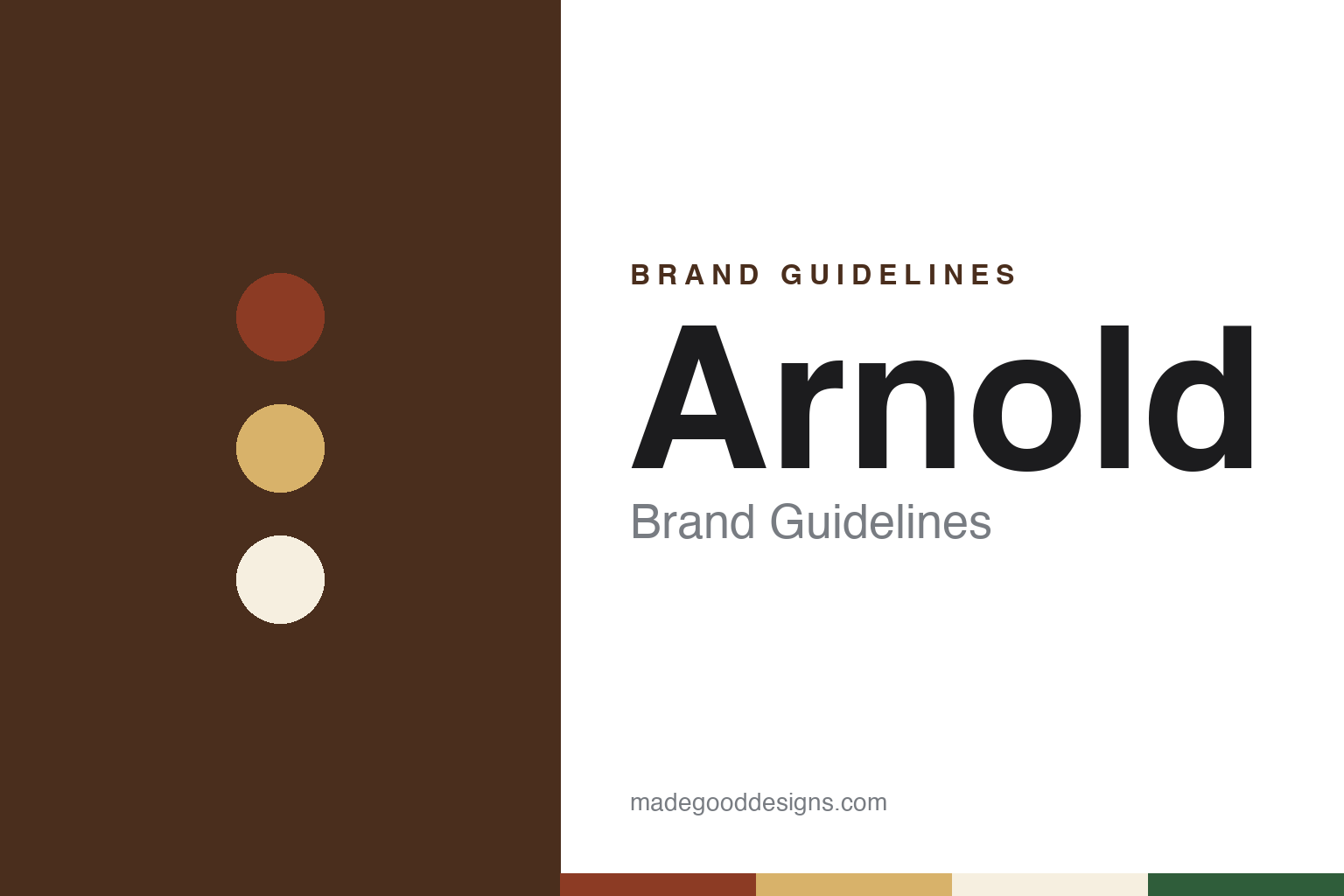 Arnold brand guidelines — abstract colour discs and material texture (original homage; not a Arnold product or logo)