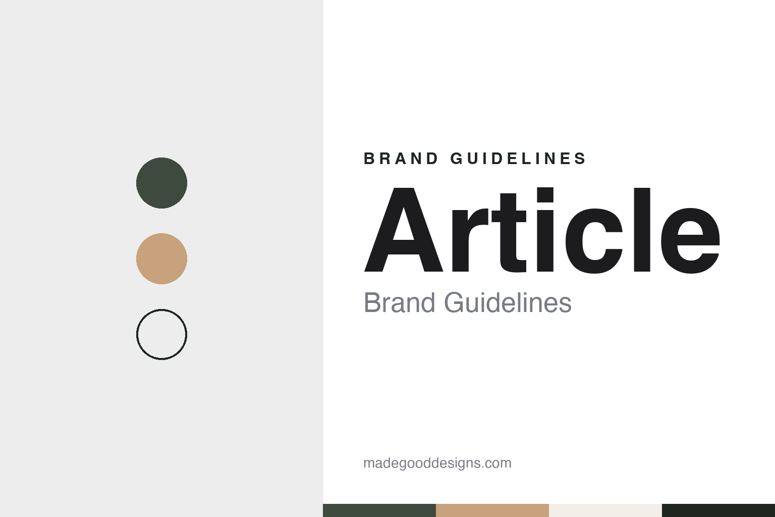 Article Brand Guidelines: The Vancouver Online Furniture Company That Began as Bryght