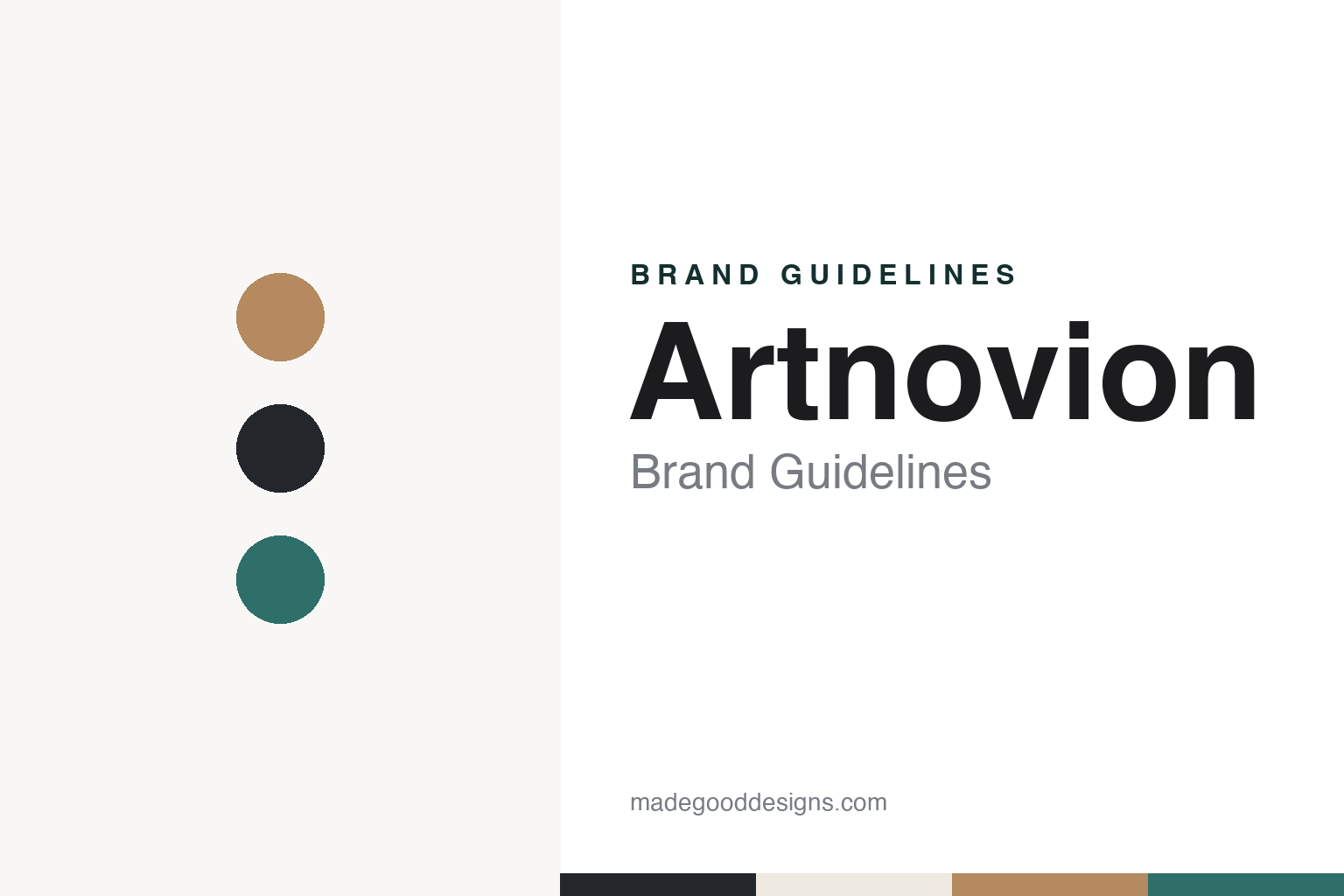 Artnovion brand guidelines — abstract colour discs and material texture (original homage; not a Artnovion product or logo)