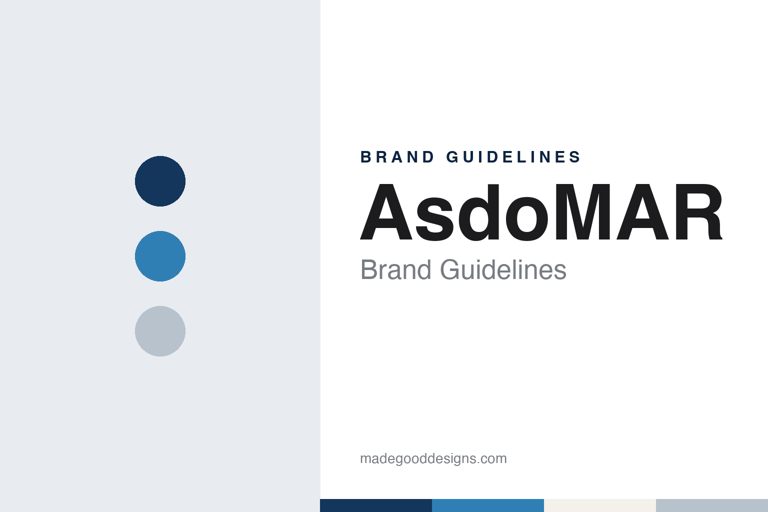 AsdoMAR brand guidelines — abstract colour discs and material texture (original homage; not a AsdoMAR product or logo)