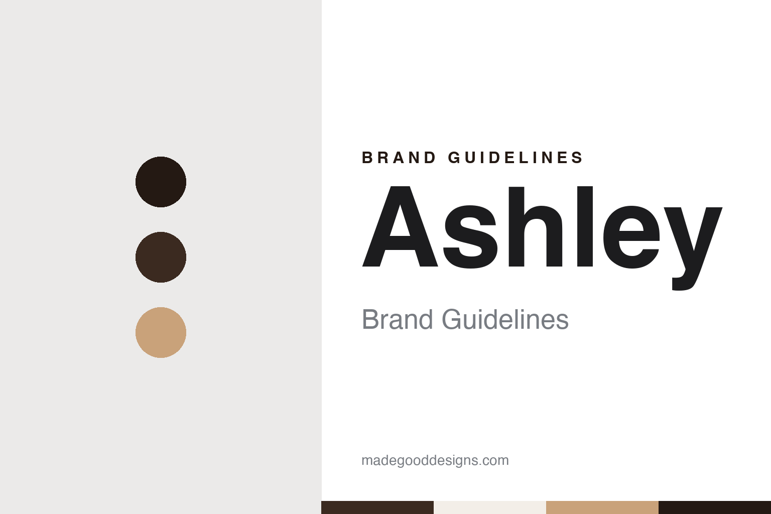 Ashley brand guidelines — abstract colour discs and material texture (original homage; not a Ashley product or logo)