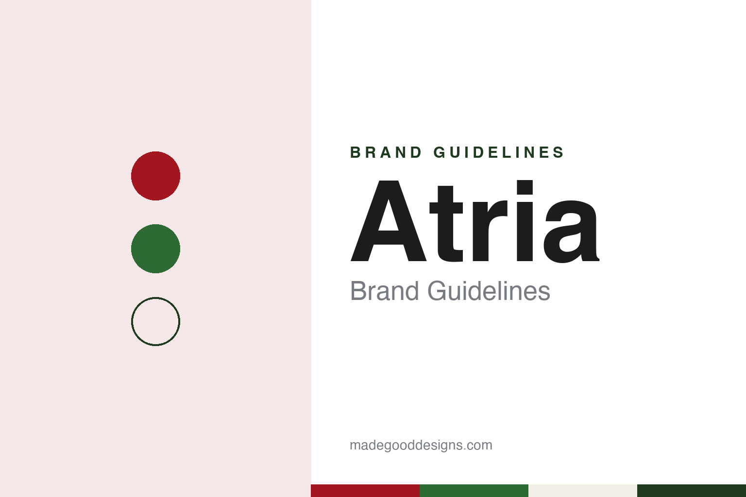 Atria Brand Guidelines: The Finnish Co-operative Meat Name Behind a Red-Green Logo