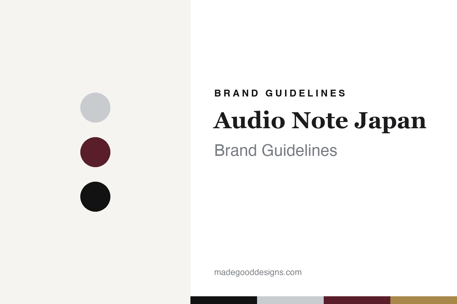 Audio Note Japan Brand Guidelines: Hiroyasu Kondo’s Silver-Wired Valve Amplifiers, Sold Abroad as Kondo