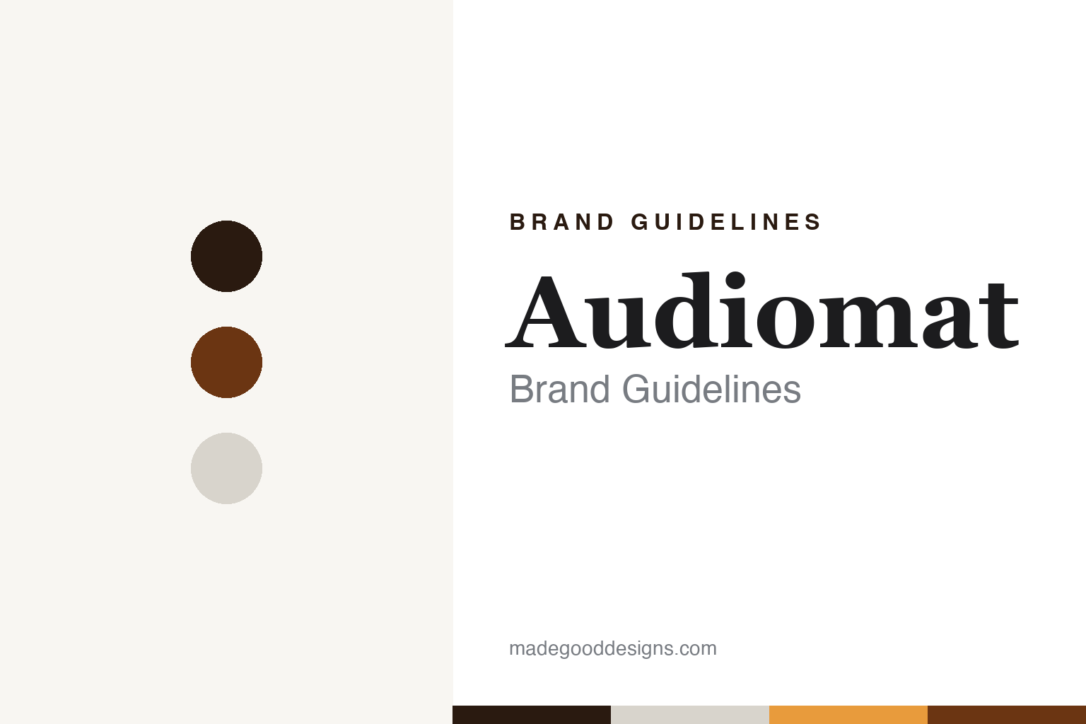 Audiomat Brand Guidelines: The Clarisse Brothers’ Valve Amplifiers From Provence
