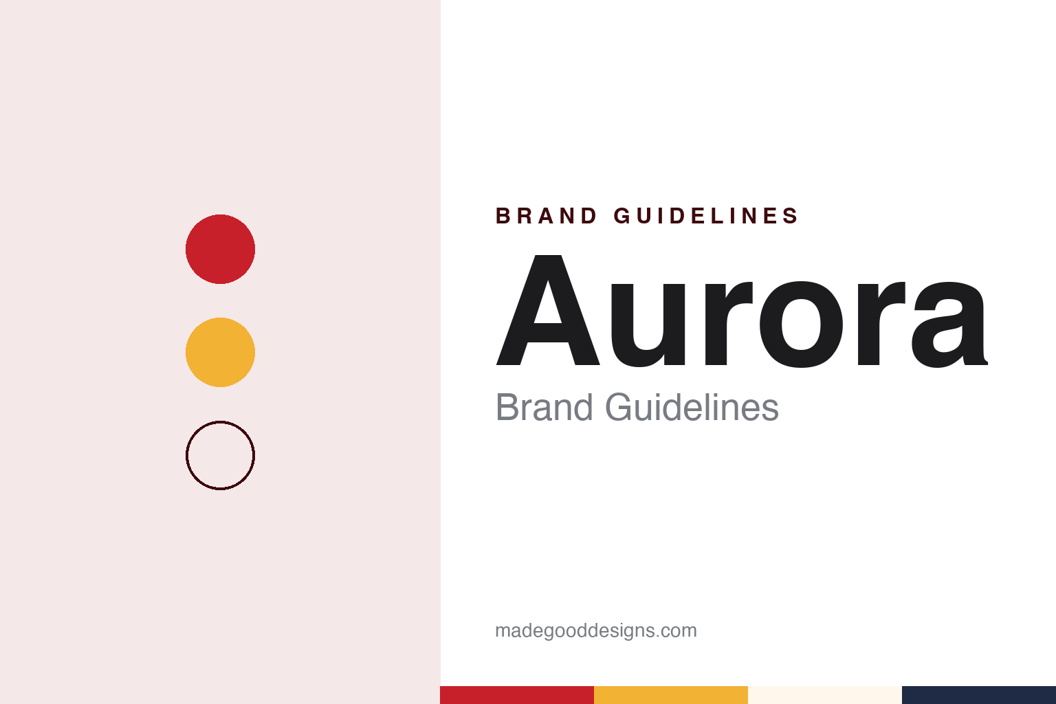 Aurora brand guidelines — abstract colour discs and material texture (original homage; not a Aurora product or logo)
