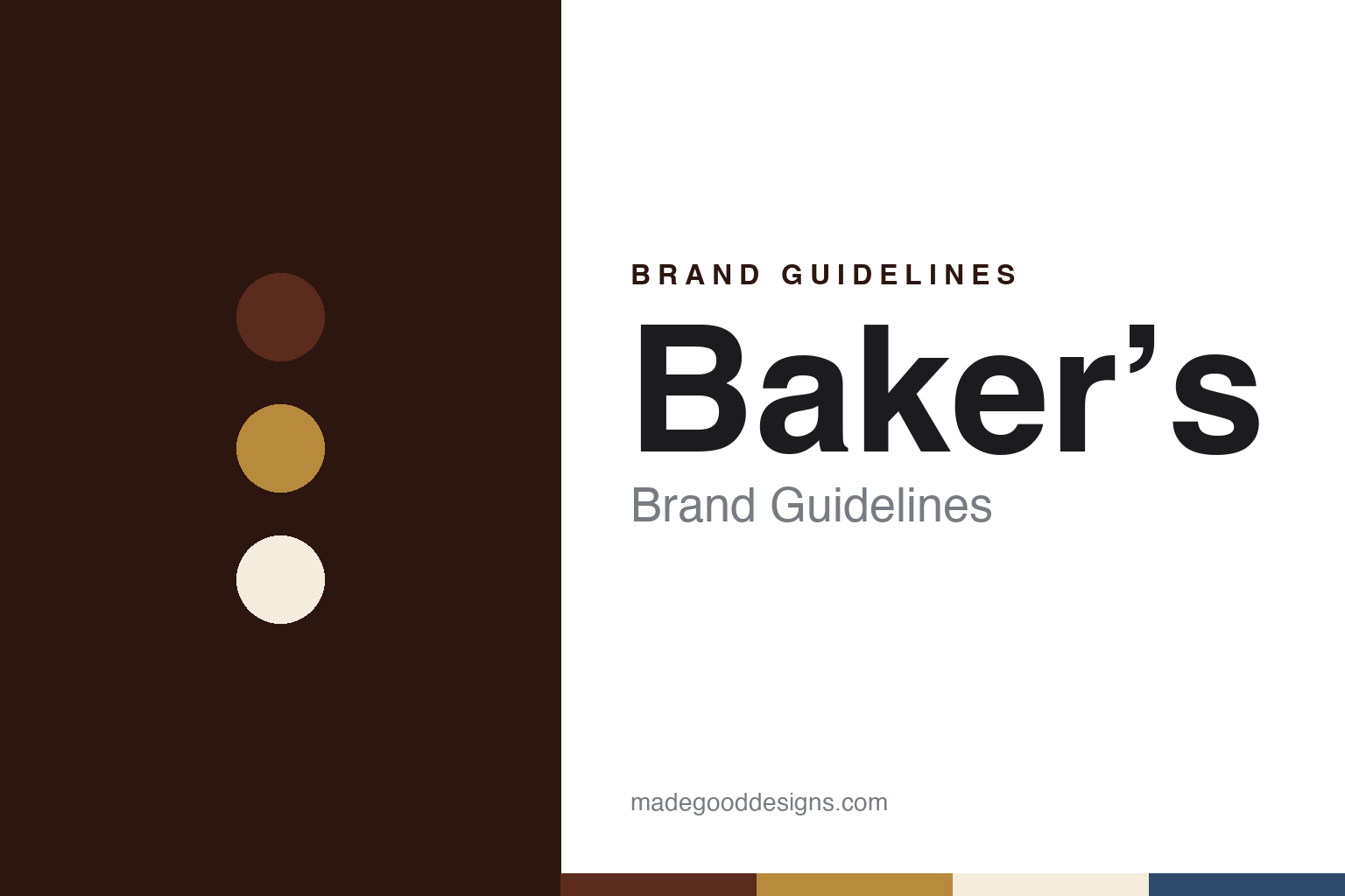 Baker’s Brand Guidelines: A Dorchester Chocolate Mill and La Belle Chocolatière