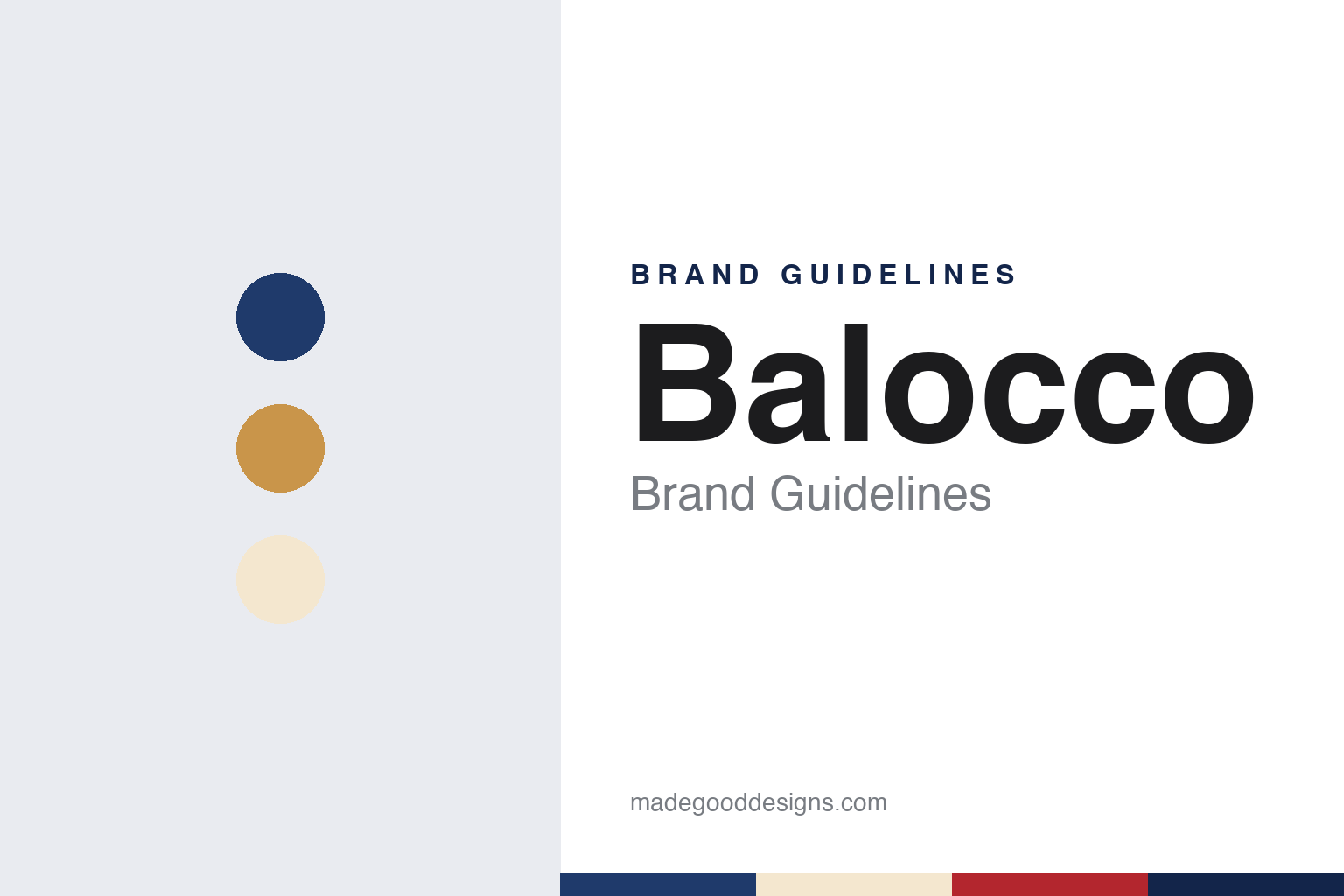 Balocco brand guidelines — abstract colour discs and material texture (original homage; not a Balocco product or logo)