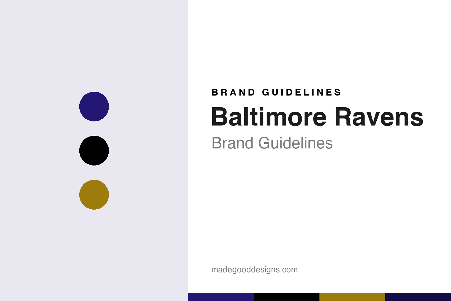Baltimore Ravens brand guidelines — abstract colour discs and material texture (original homage; not a Baltimore Ravens product or logo)
