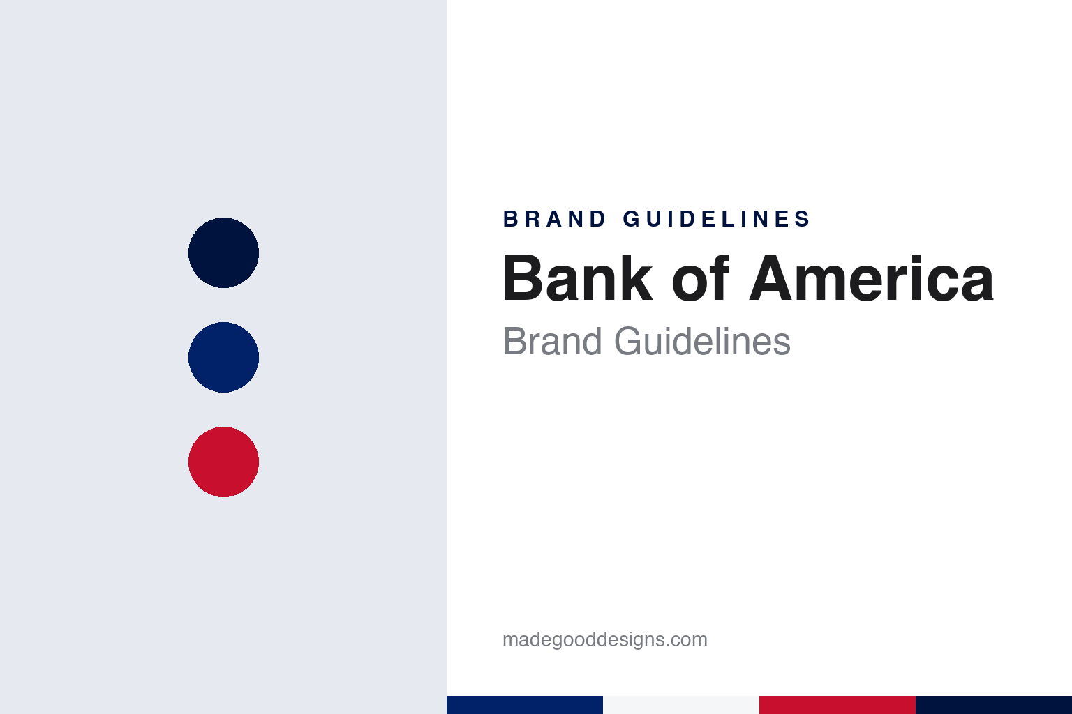Bank of America Brand Guidelines: From the 1904 Bank of Italy to Charlotte