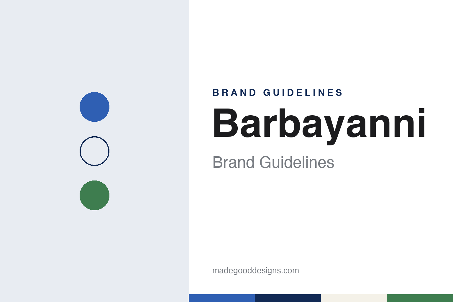 Barbayanni Brand Guidelines: The Family Ouzo of Plomari, Lesvos, Since 1860