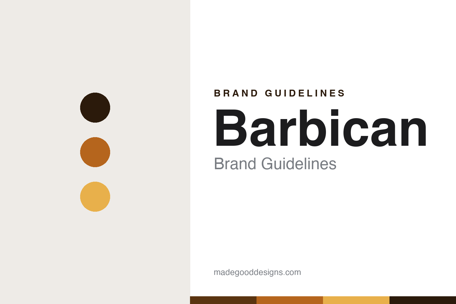 Barbican Brand Guidelines: The Bass Malt Drink That Became a Gulf Brand