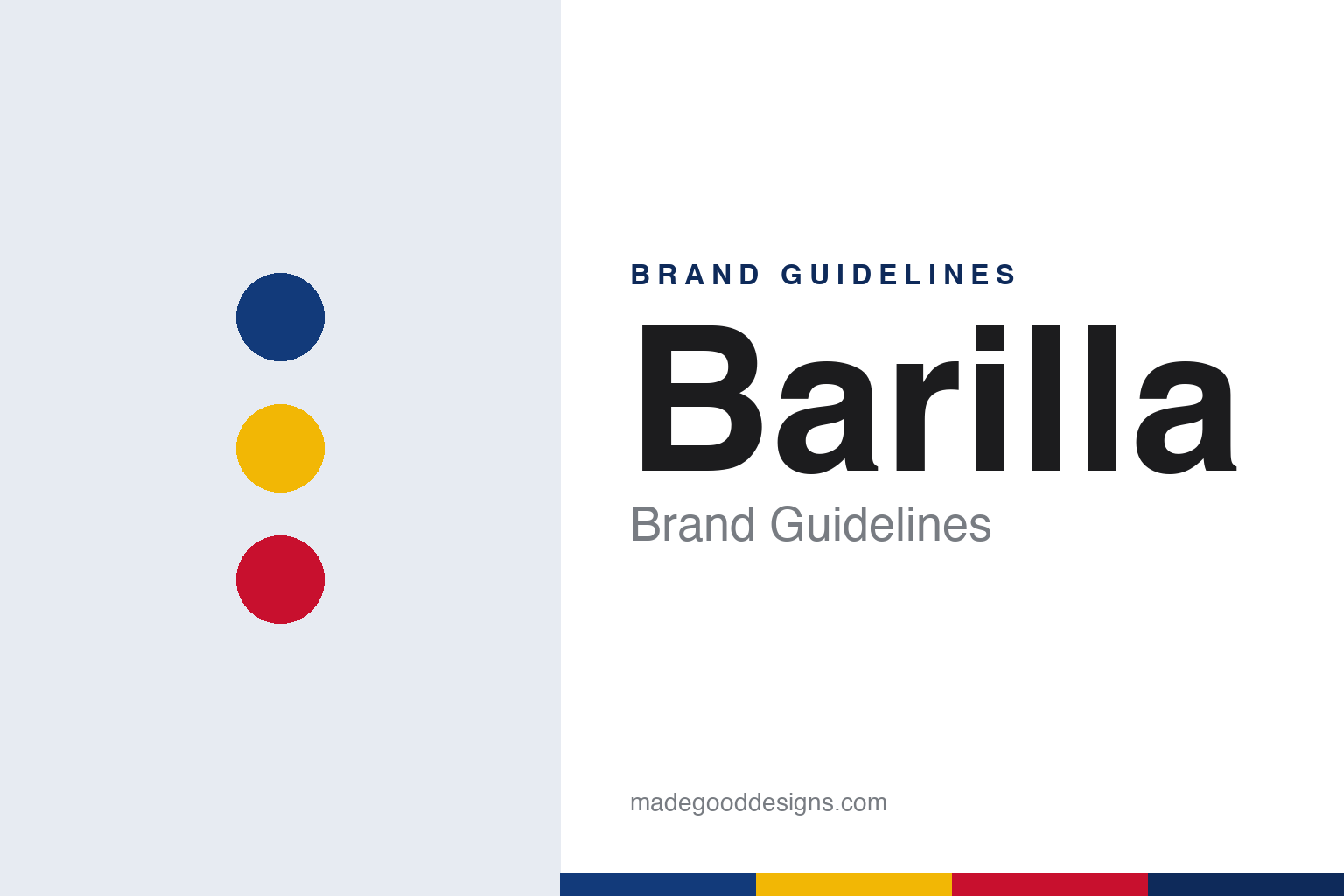 Barilla Brand Guidelines: The Parma Bakery Shop That Became a Pasta Giant