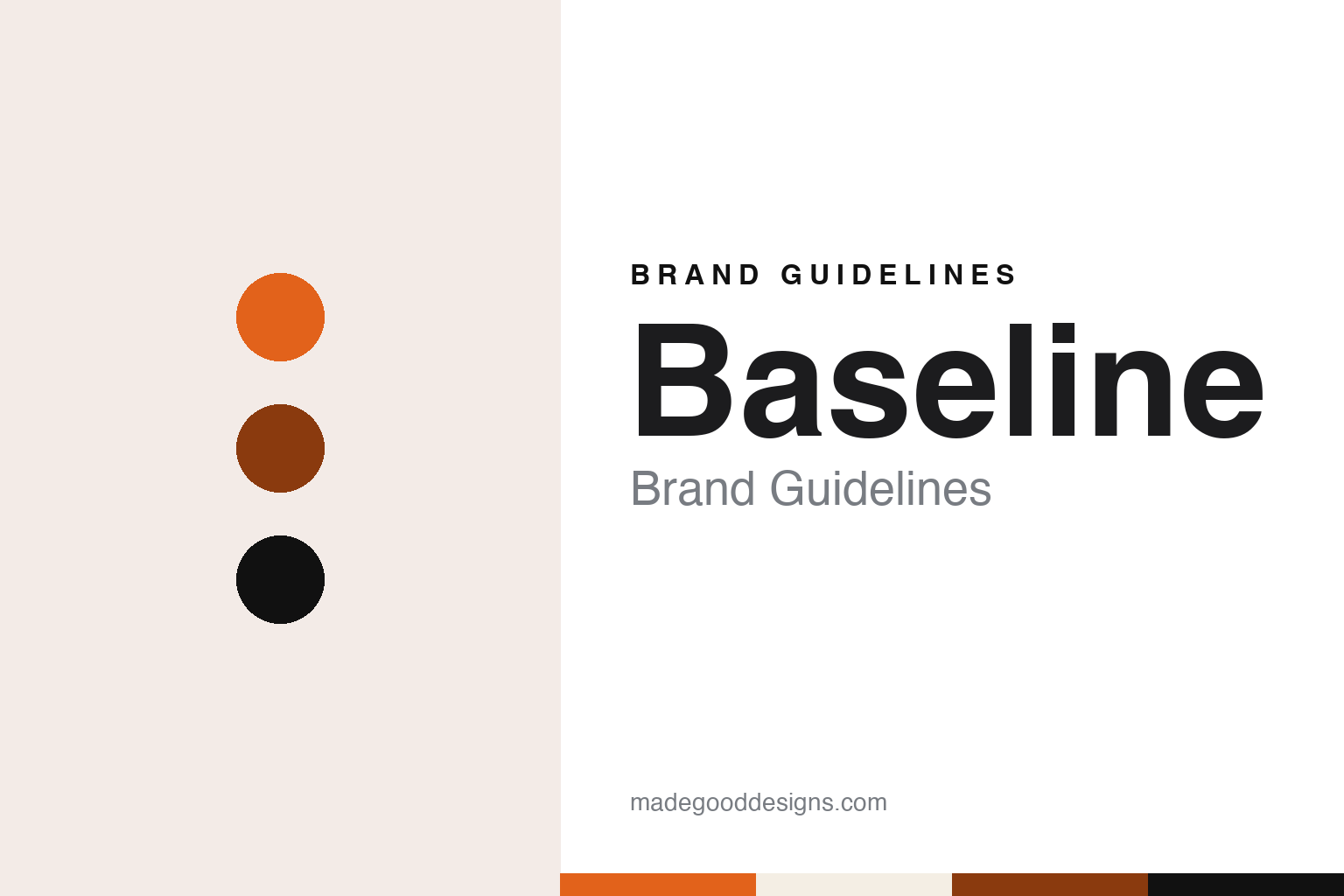 Baseline Brand Guidelines: A Typography Magazine Begun at Letraset in 1979