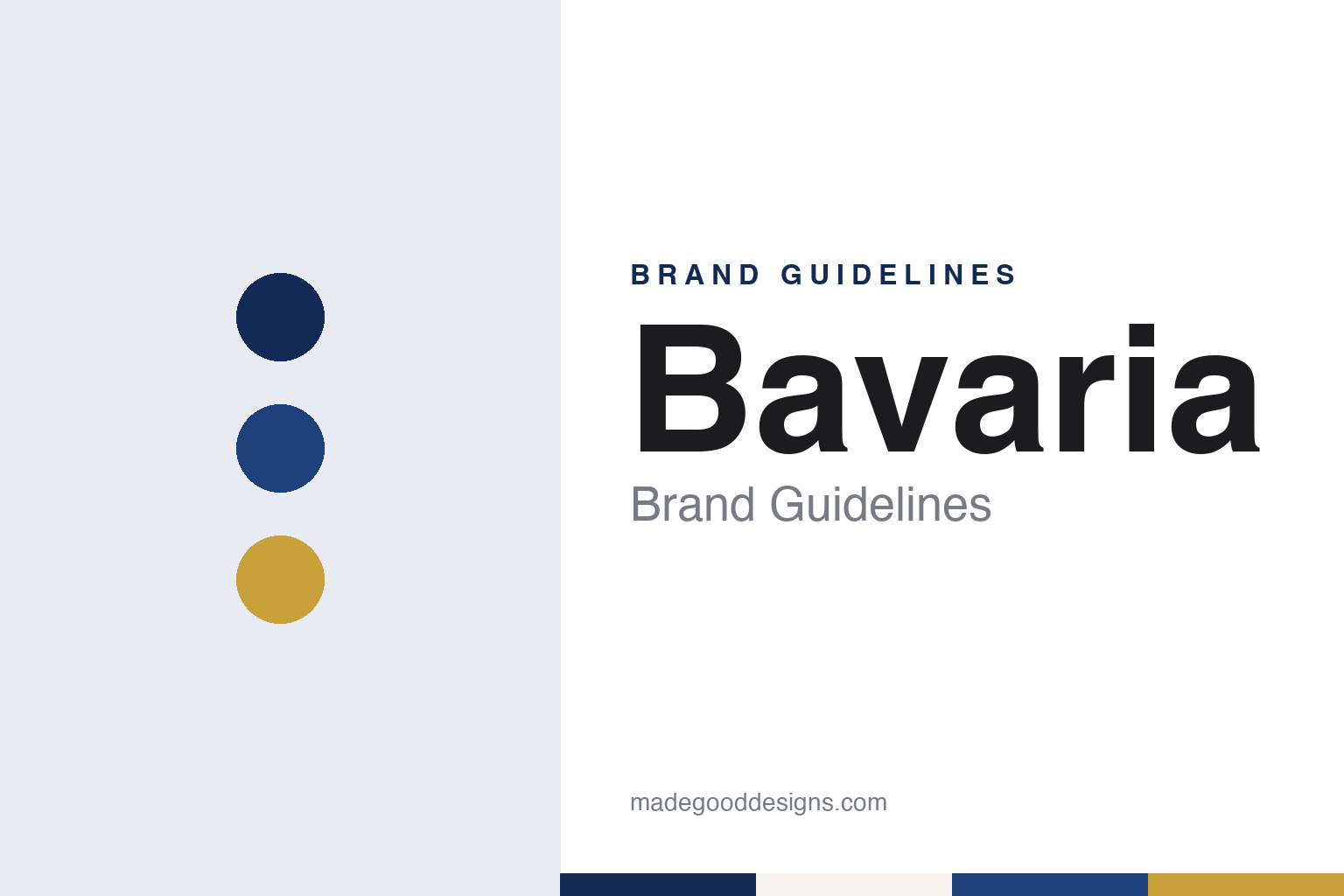 Bavaria brand guidelines — abstract colour discs and material texture (original homage; not a Bavaria product or logo)