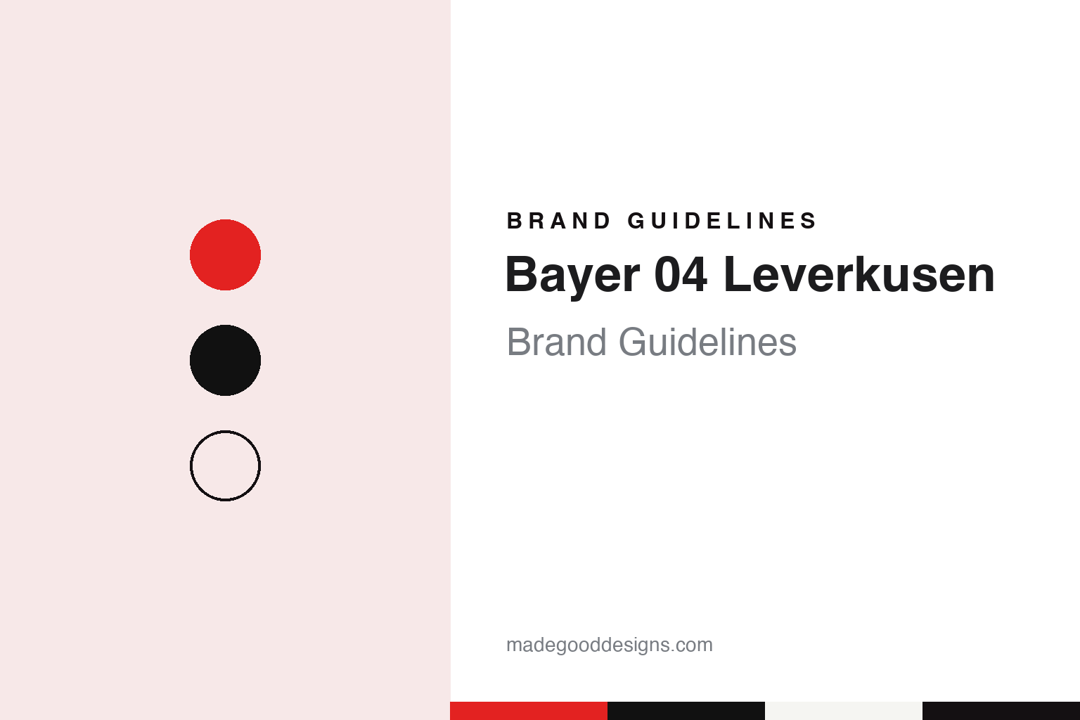 Bayer 04 Leverkusen brand guidelines — abstract colour discs and material texture (original homage; not a Bayer 04 Leverkusen product or logo)