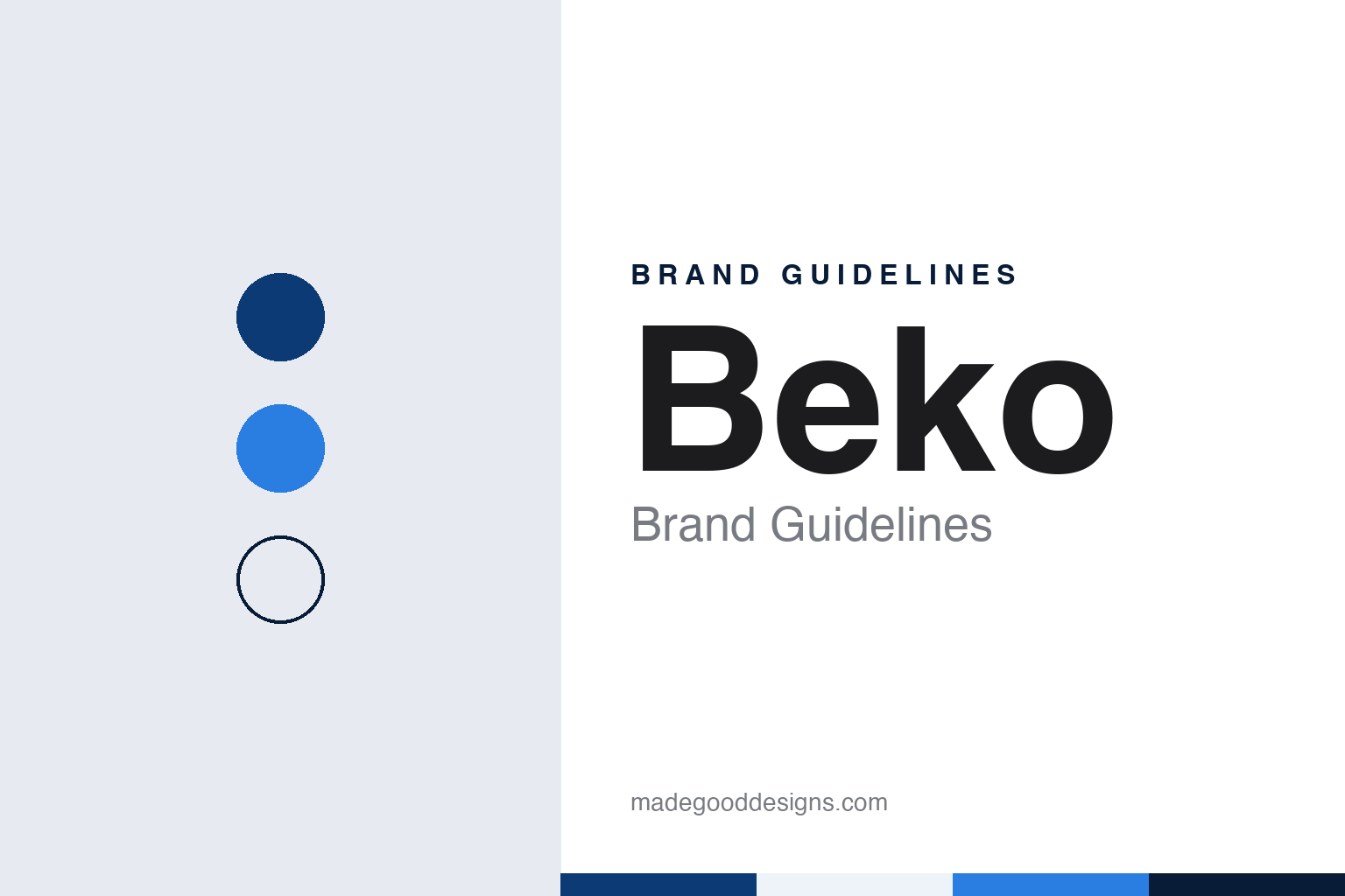 Beko brand guidelines — abstract colour discs and material texture (original homage; not a Beko product or logo)