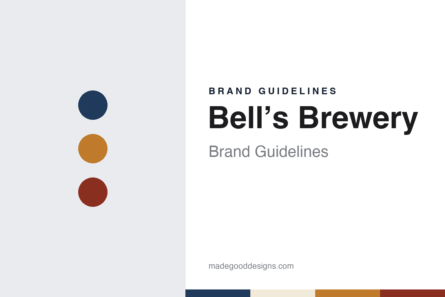 Bell’s Brewery Brand Guidelines: Larry Bell’s Kalamazoo Craft Brewery of Two Hearted and Oberon