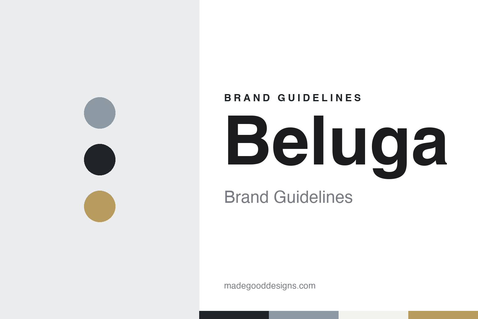 Beluga brand guidelines — abstract colour discs and material texture (original homage; not a Beluga product or logo)