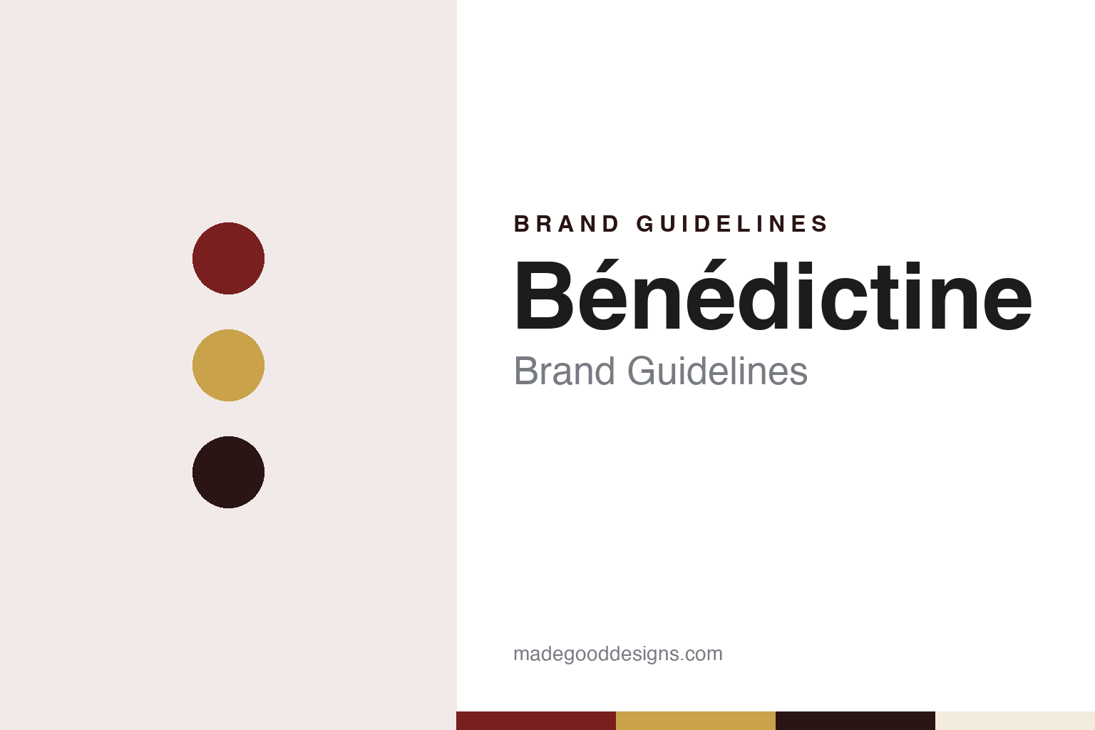 Bénédictine brand guidelines — abstract colour discs and material texture (original homage; not a Bénédictine product or logo)