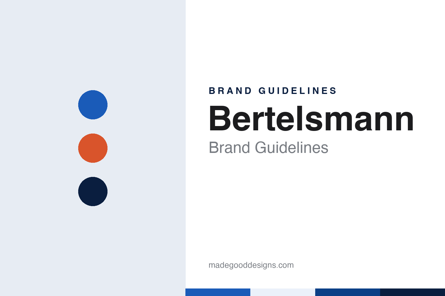 Bertelsmann Brand Guidelines: A Gütersloh Press, the Mohn Family & a Blue Wordmark