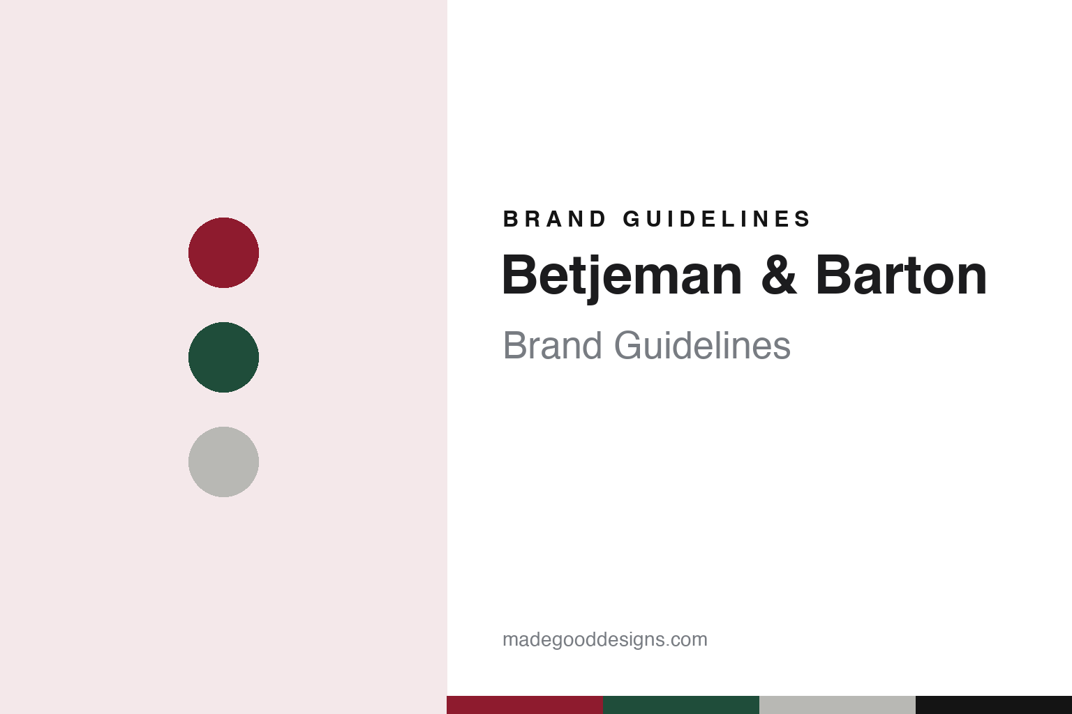 Betjeman & Barton Brand Guidelines: The Paris Tea Merchant of Boulevard Malesherbes