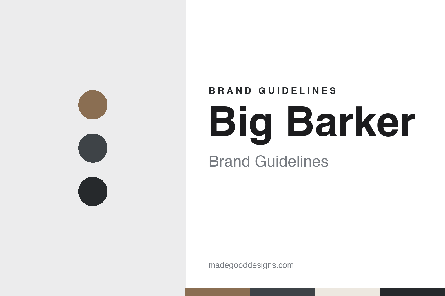 Big Barker Brand Guidelines: The Pennsylvania Dog Bed Maker Led by Eric Shannon