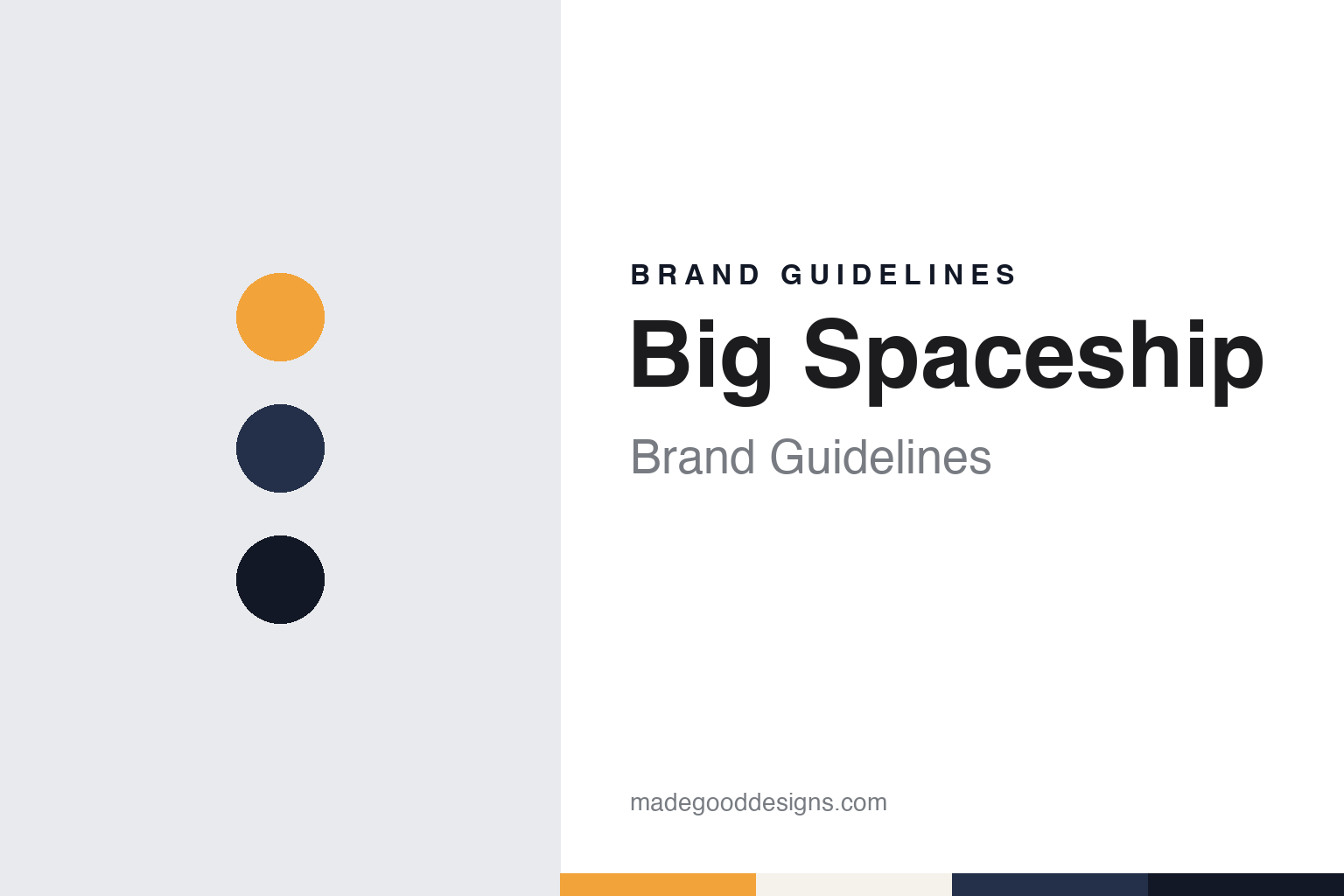 Big Spaceship brand guidelines — abstract colour discs and material texture (original homage; not a Big Spaceship product or logo)