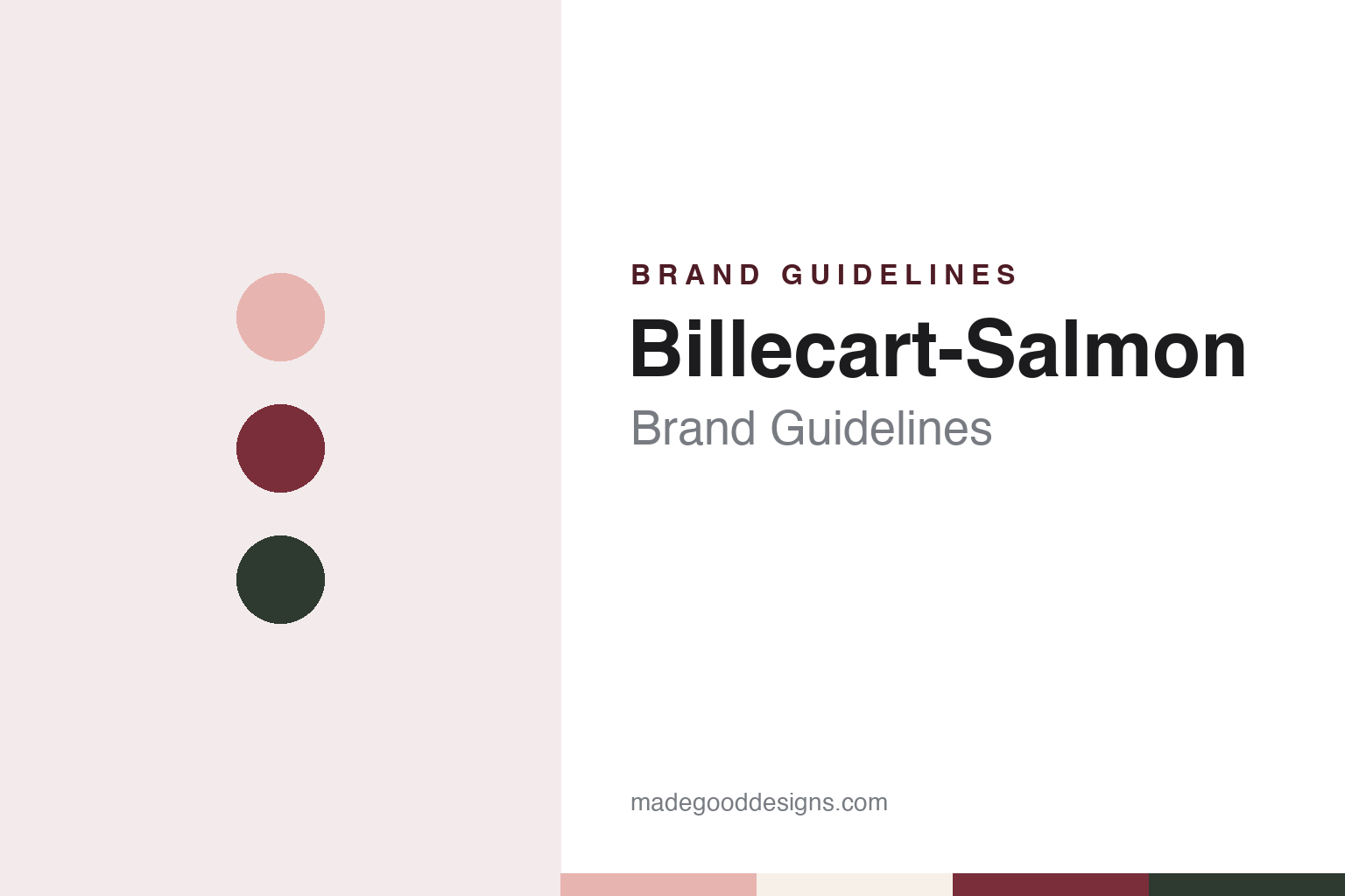 Billecart-Salmon brand guidelines — abstract colour discs and material texture (original homage; not a Billecart-Salmon product or logo)