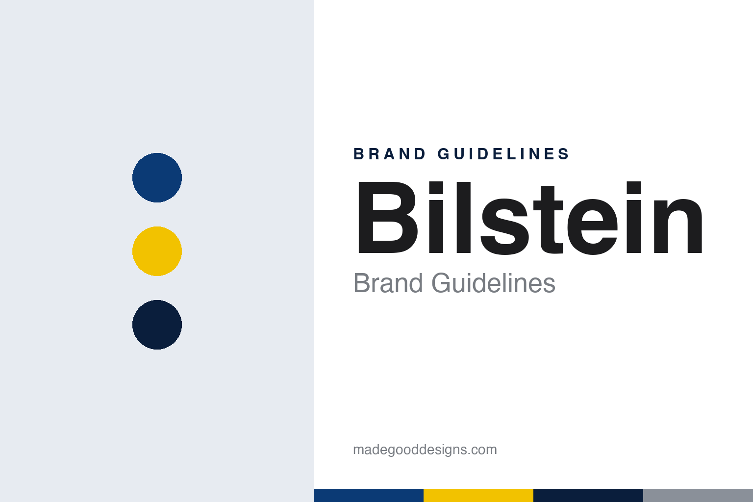 Bilstein brand guidelines — abstract colour discs and material texture (original homage; not a Bilstein product or logo)