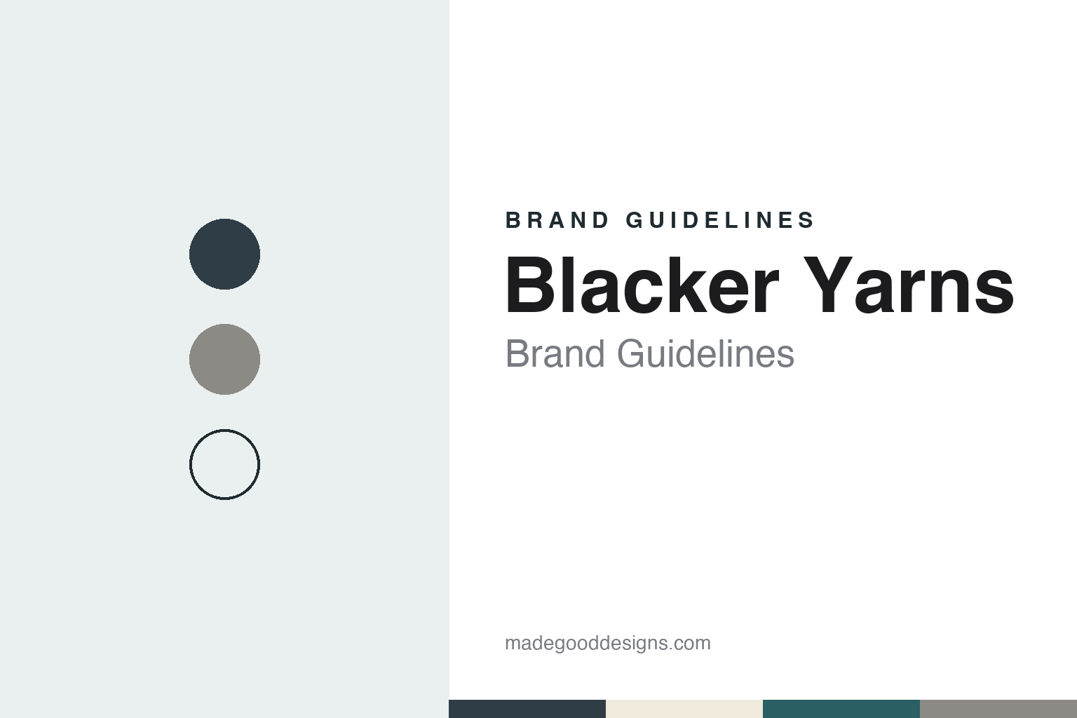 Blacker Yarns Brand Guidelines: The Cornish Mill Brand Spinning Breed-Specific British Wool