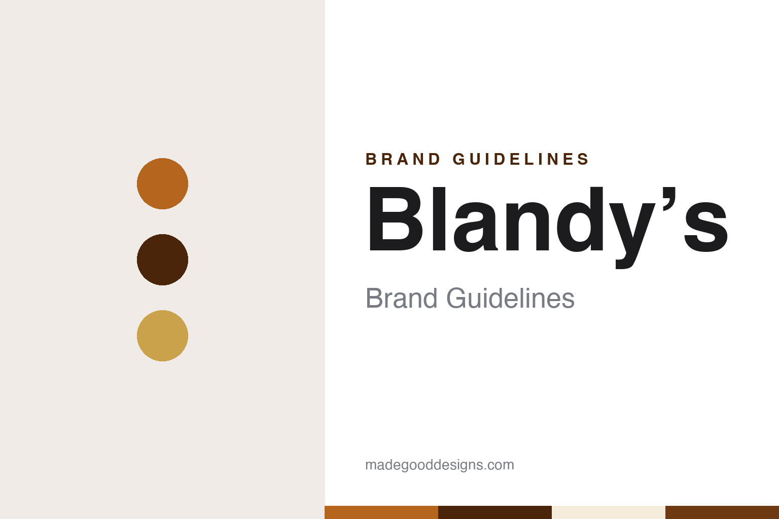 Blandy’s Brand Guidelines: The Madeira House John Blandy Founded in Funchal in 1811