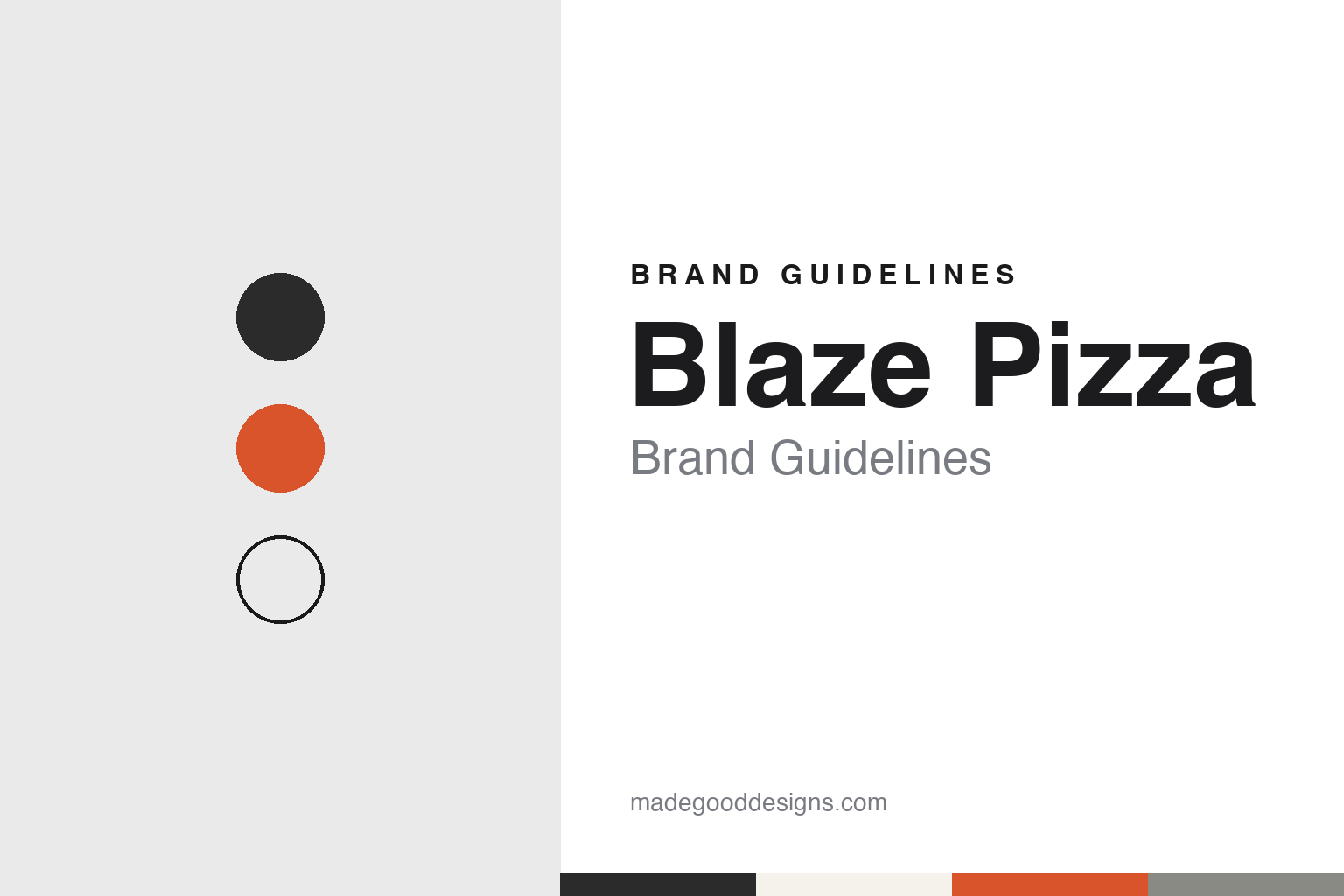 Blaze Pizza Brand Guidelines: The Wetzels’ Fast-Fire’d Pizza Counter