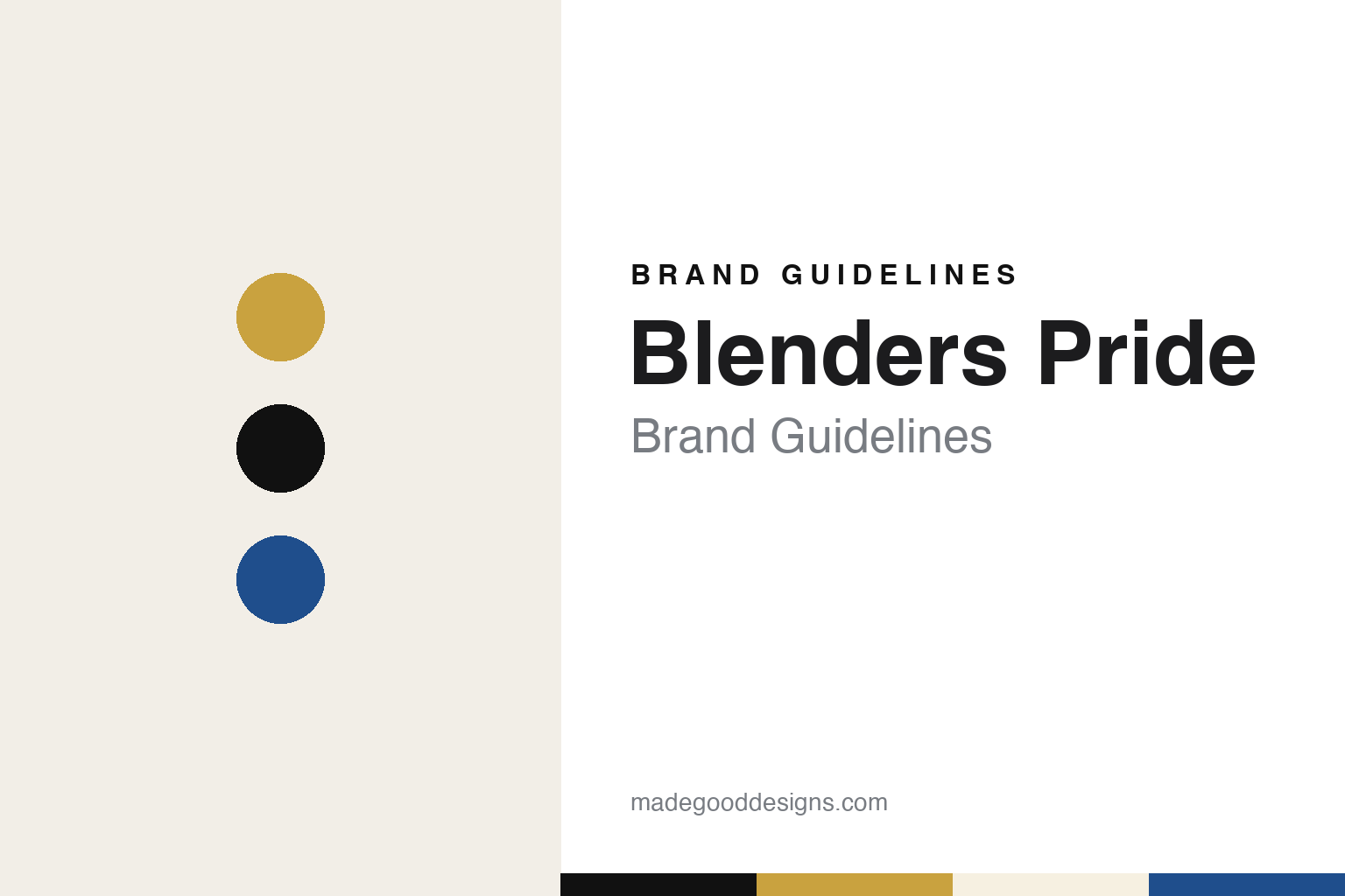 Blenders Pride Brand Guidelines: Seagram’s Indian Whisky of 1995, Now Pernod Ricard’s