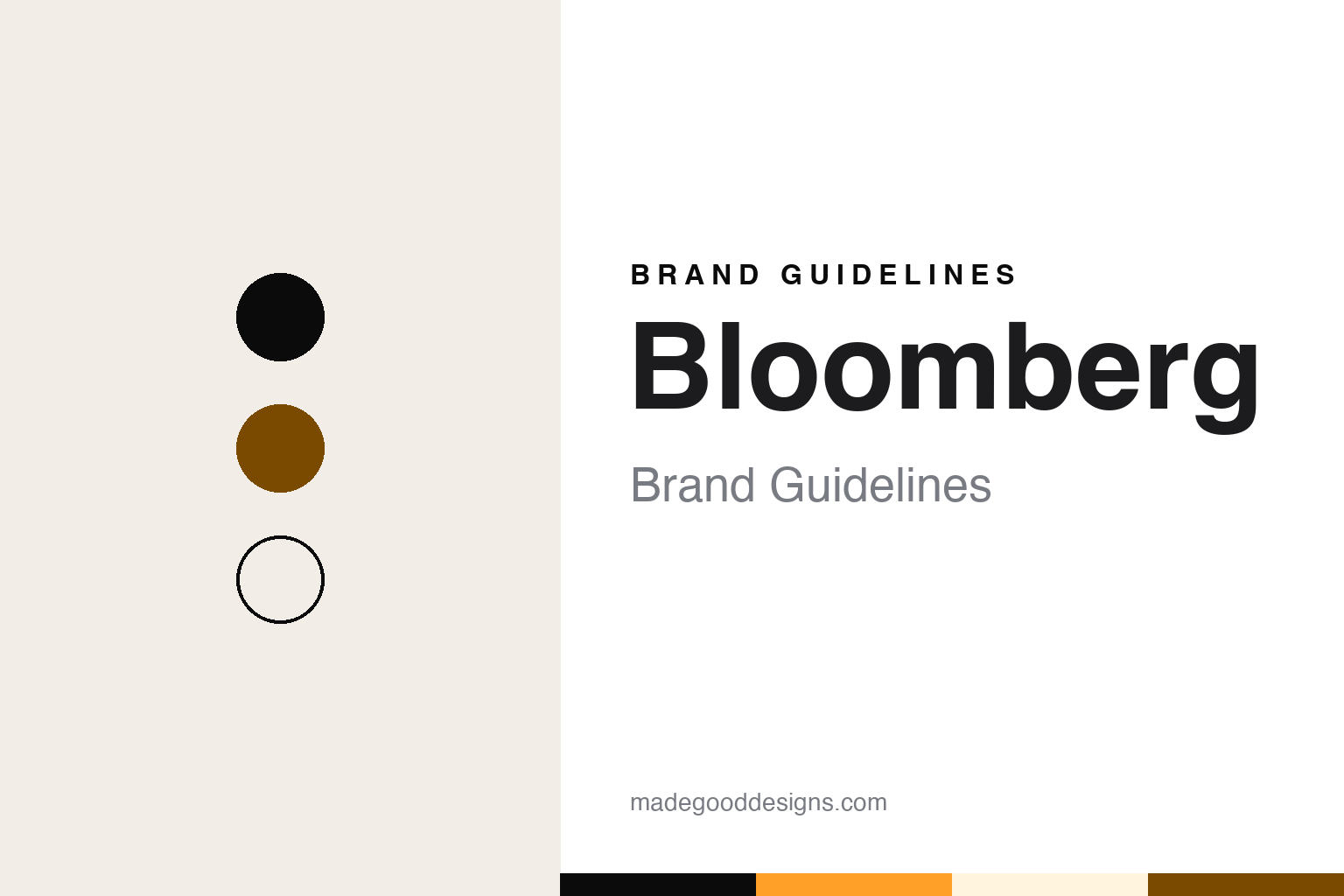 Bloomberg Brand Guidelines: The Terminal, the Chiclet & Businessweek