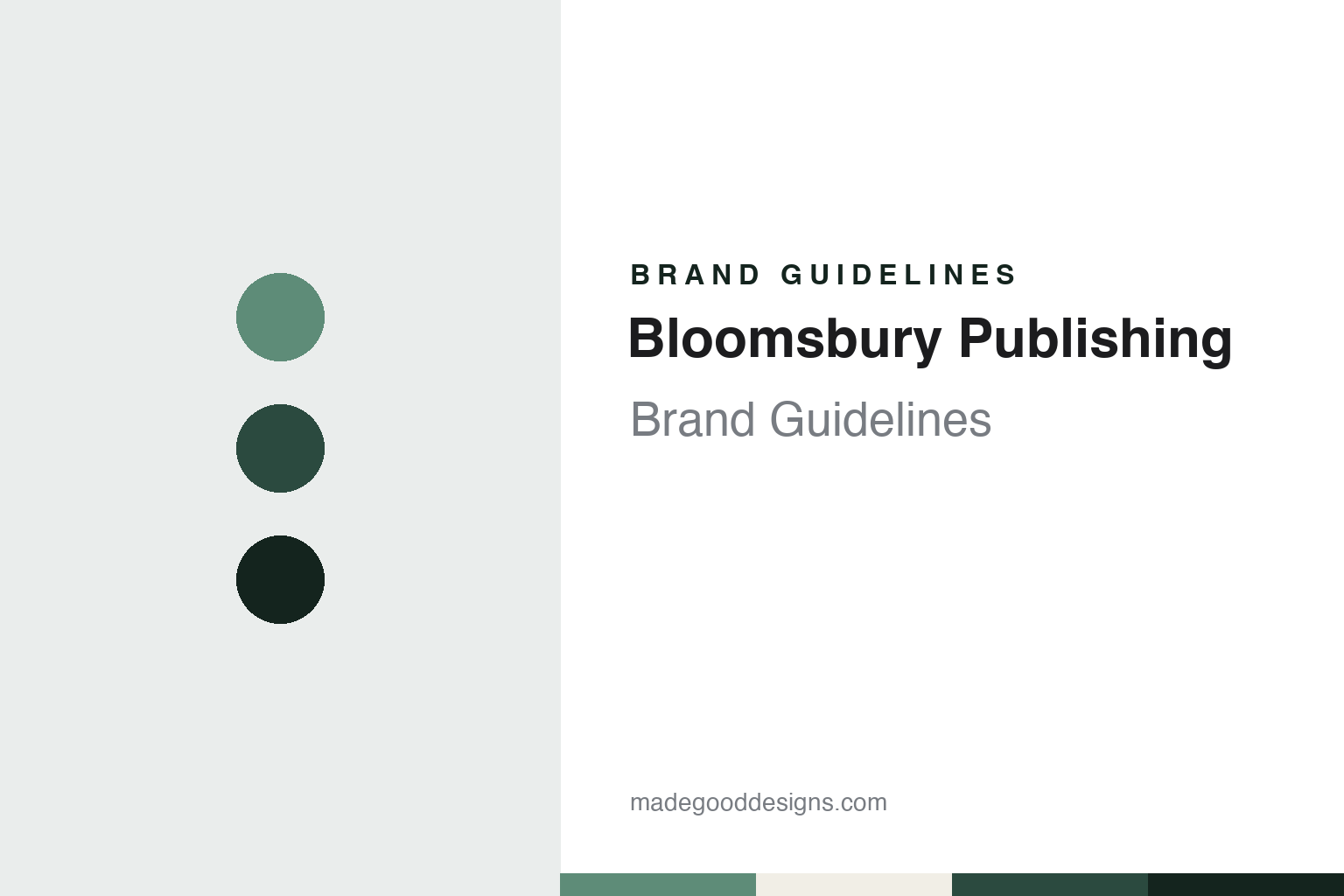 Bloomsbury Publishing Brand Guidelines: A 1986 London House Named for Its District