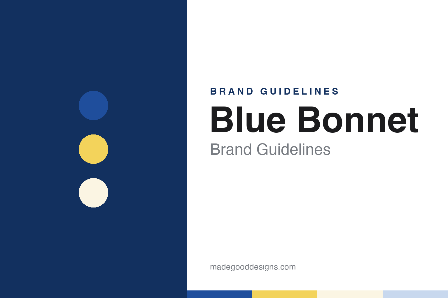 Blue Bonnet Brand Guidelines: A Standard Brands Margarine, a Radio Sponsor and Miss Blue Bonnet
