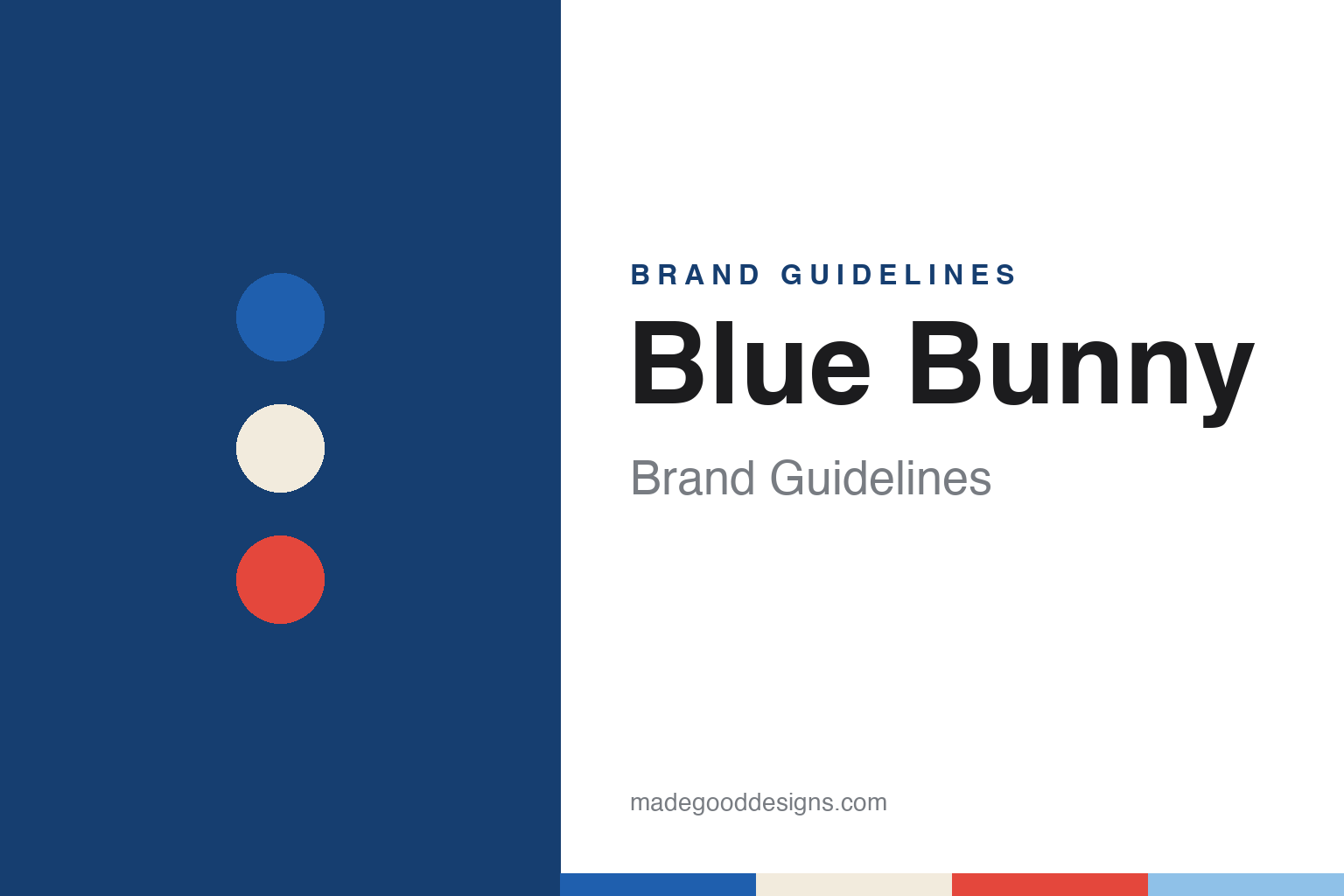 Blue Bunny brand guidelines — abstract colour discs and material texture (original homage; not a Blue Bunny product or logo)