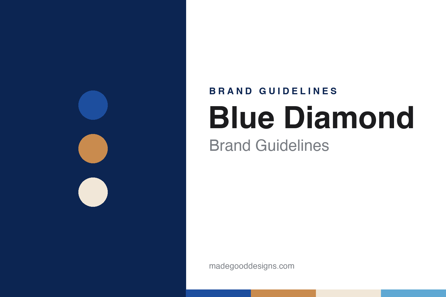Blue Diamond brand guidelines — abstract colour discs and material texture (original homage; not a Blue Diamond product or logo)