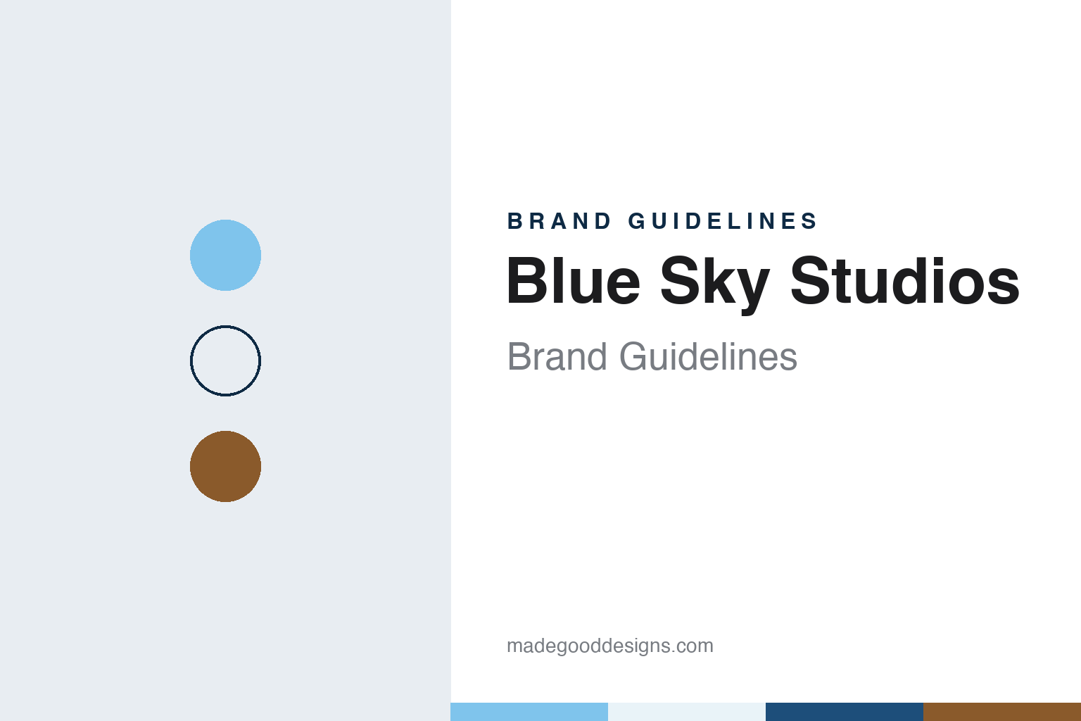 Blue Sky Studios brand guidelines — abstract colour discs and material texture (original homage; not a Blue Sky Studios product or logo)
