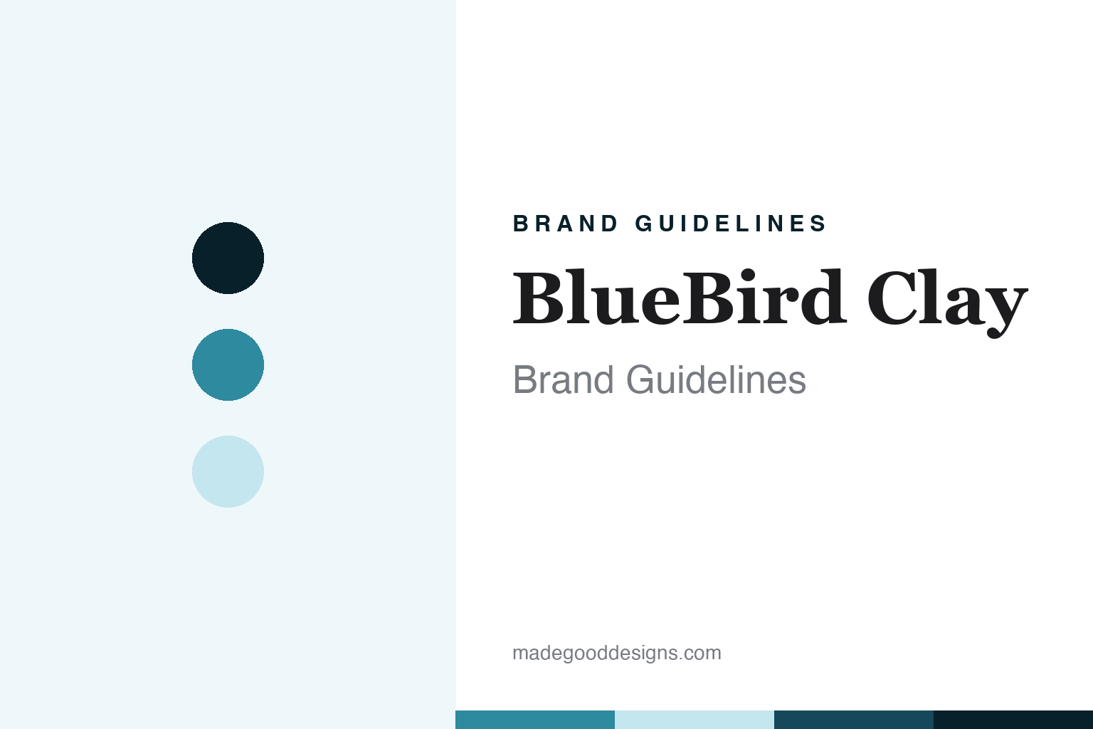 BlueBird Clay Brand Guidelines: A Colorado Mark, Passed On